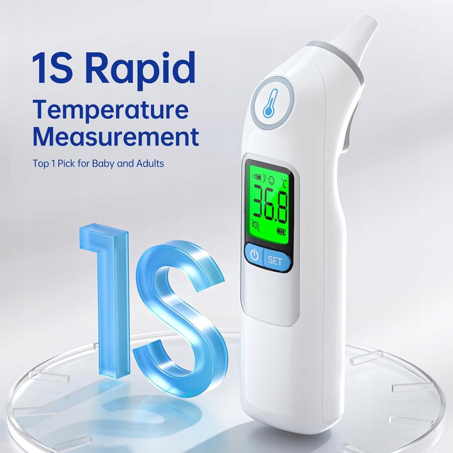 Femometer Family Ear Thermometer for Kids and Adults Medical device yes