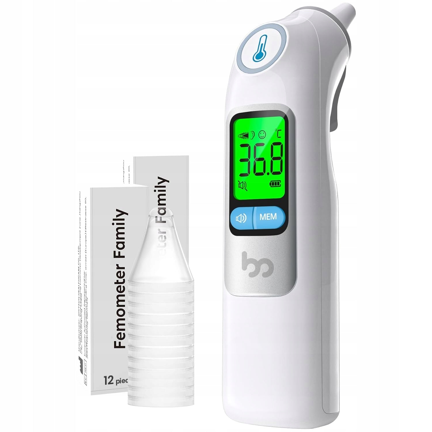 Femometer Family Ear Thermometer for Kids and Adults