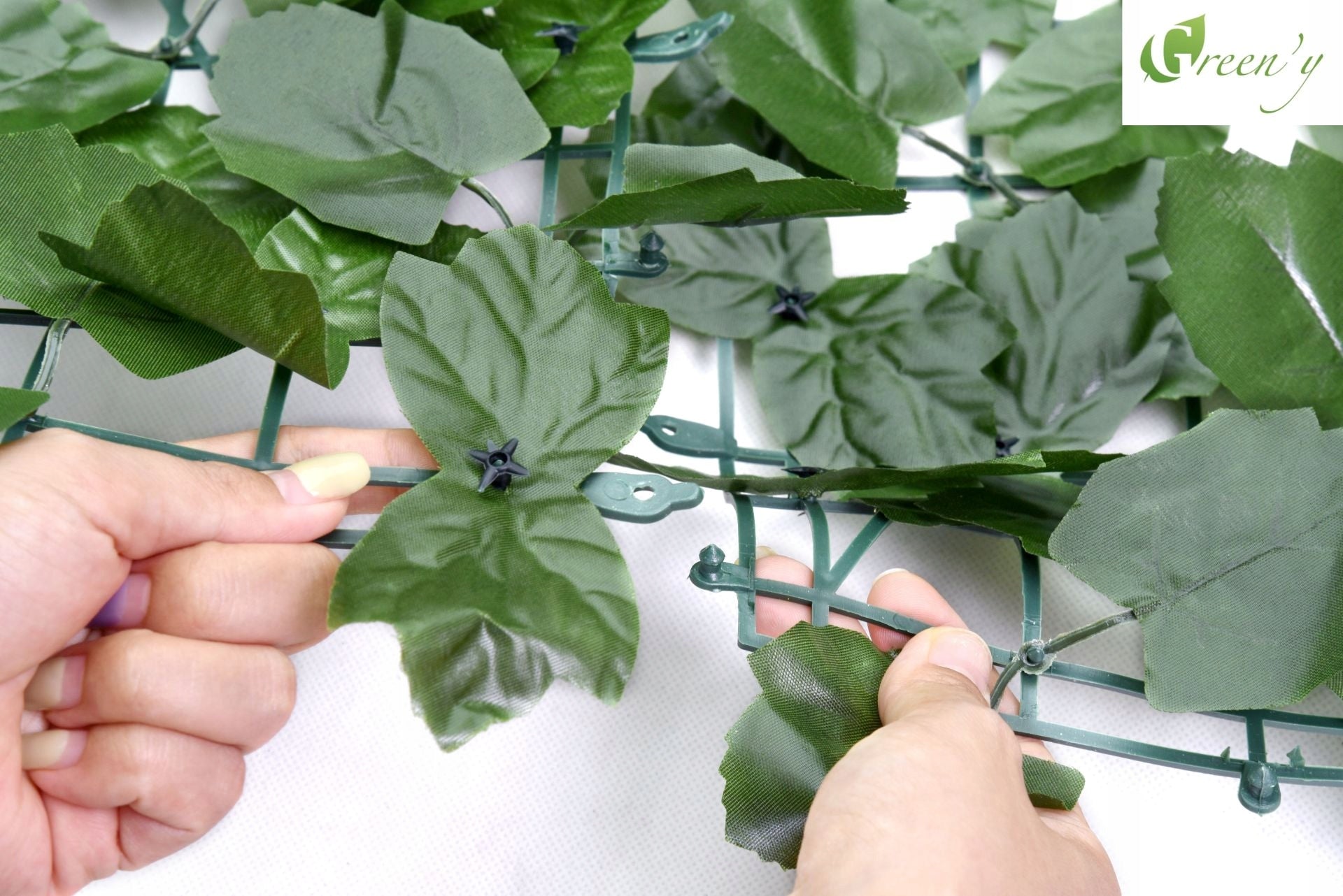 Fence Covers Ivy Artificial for Balcony Fence Masking Mesh Manufacturer Green'y