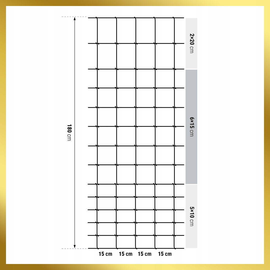 Fence FOREST MESH 180/14/15 L 50m BUILDING FOR GAME DEER boar Manufacturer code SIATKA LEŚNA ogrodzeniowa wys 180/14/15 L 50m