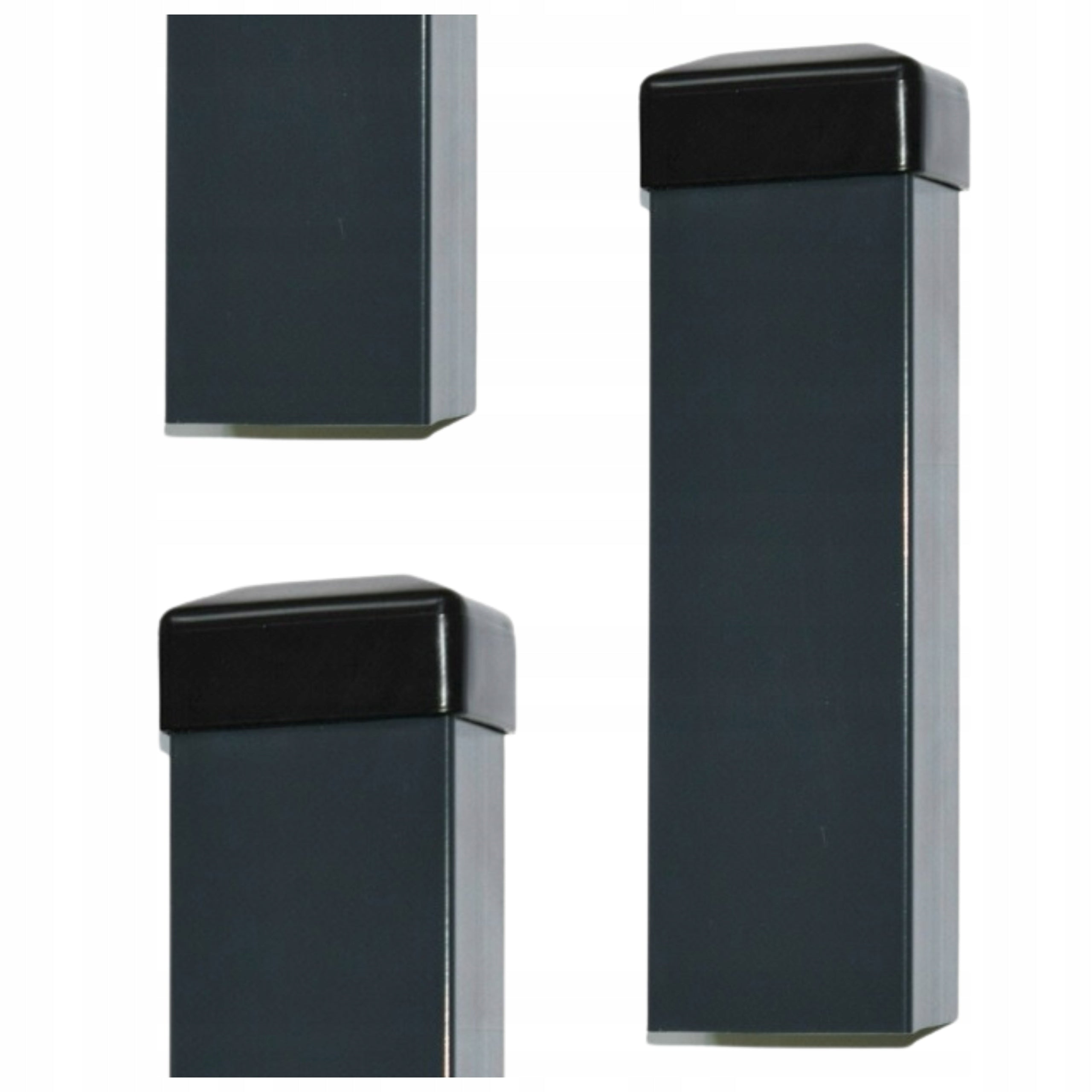 Fence Post Profile 60x40 2,30m 230 cm GREY anthracite graphite