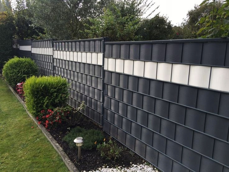 Fence Tape Fence Cover +UV 24 Clips 19cmx35m Graphite Product weight with unit packaging 3.5 kg