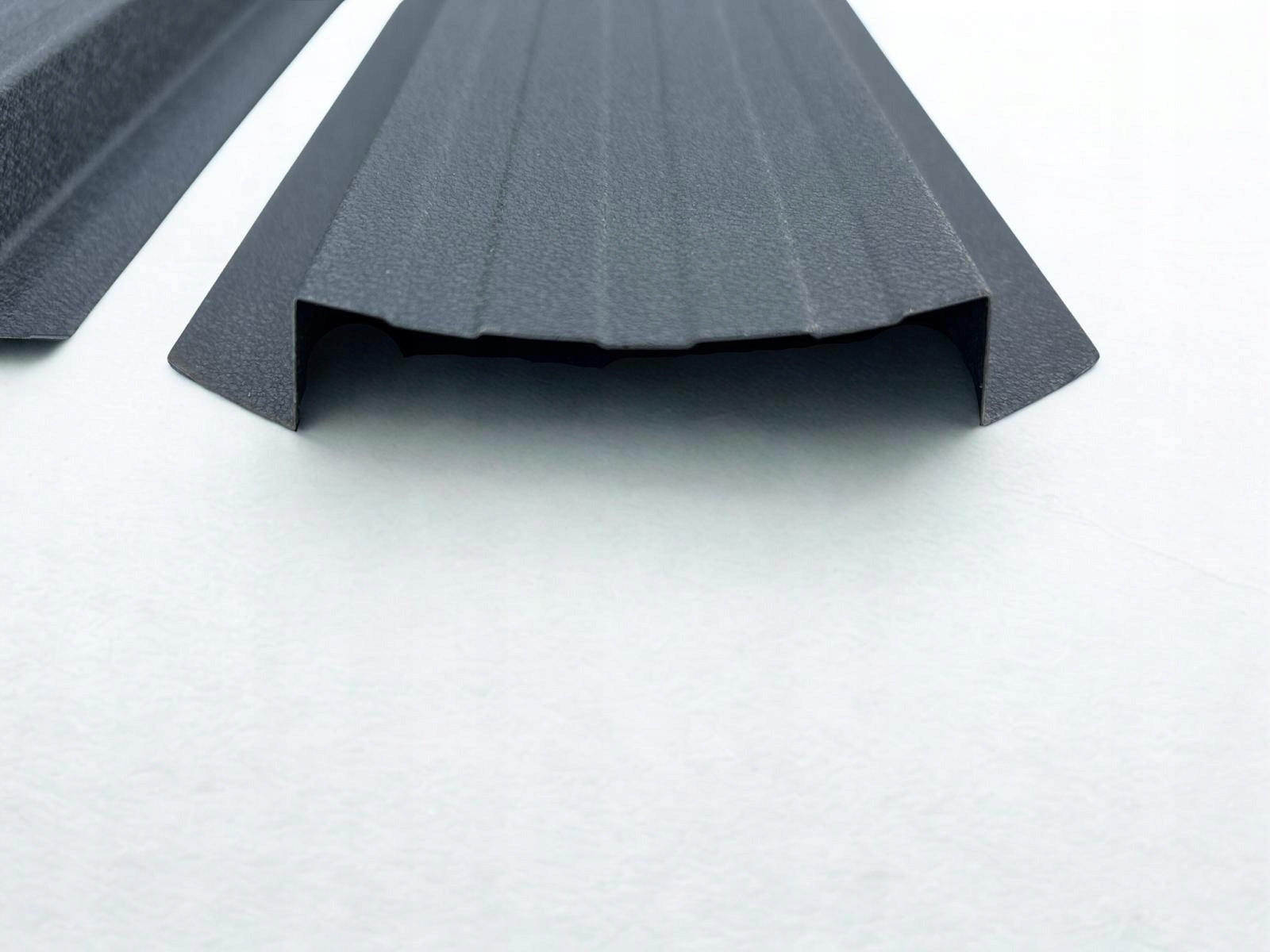Fence bars metal steel 11x80 cm Color mats on both sides Brand no brand
