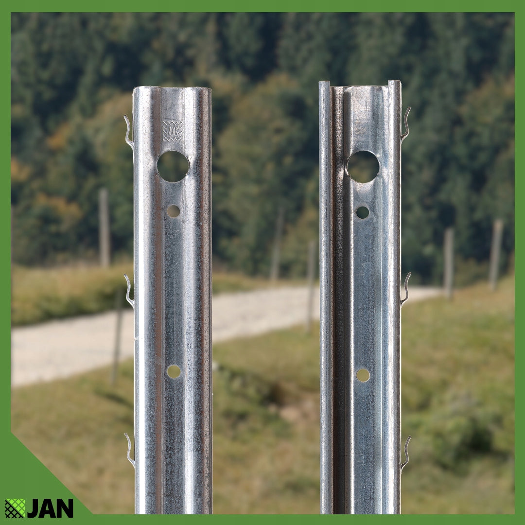 Fence posts for FOREST MESH 2,1m Galvanized HOOKS TYPE C 10pcs Length 2.1 m