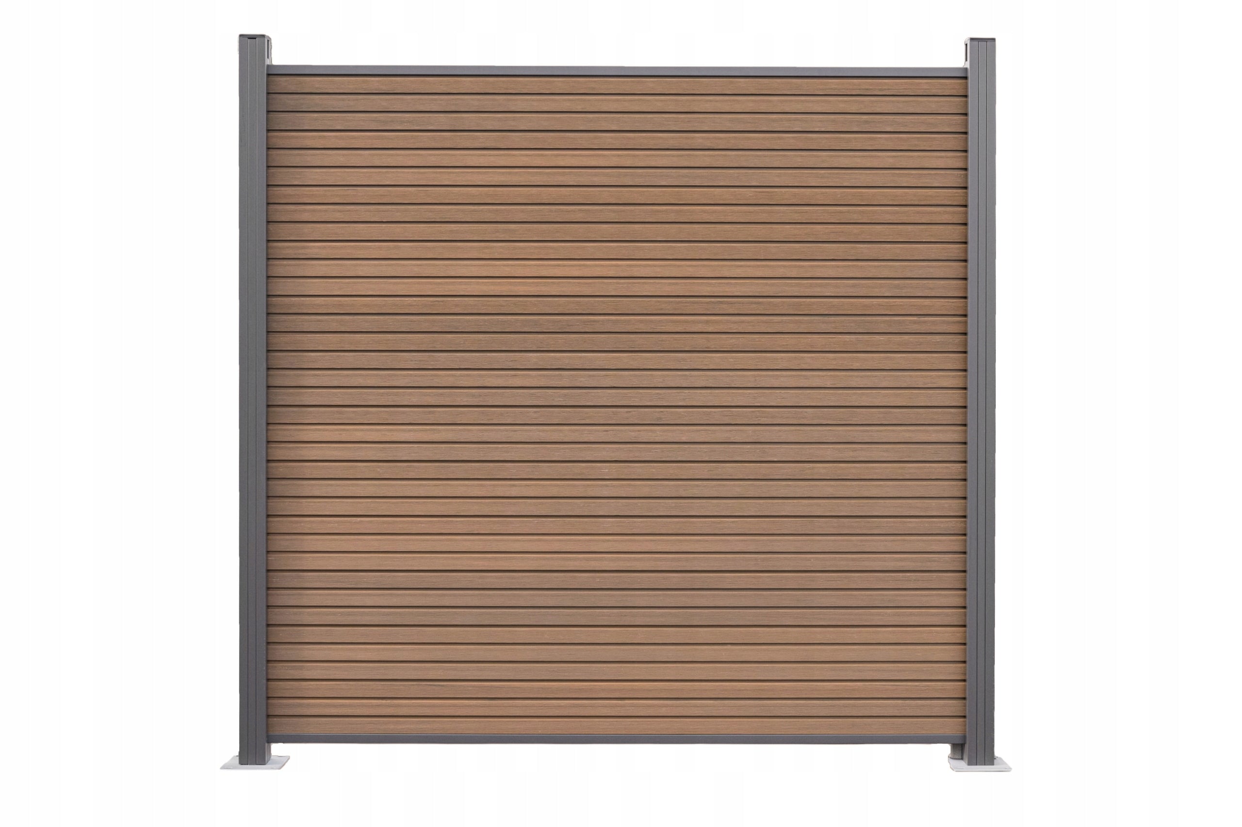 Fence span LAMELOWE180x180 Composite panel fence assembly from hand Height 1.75 m
