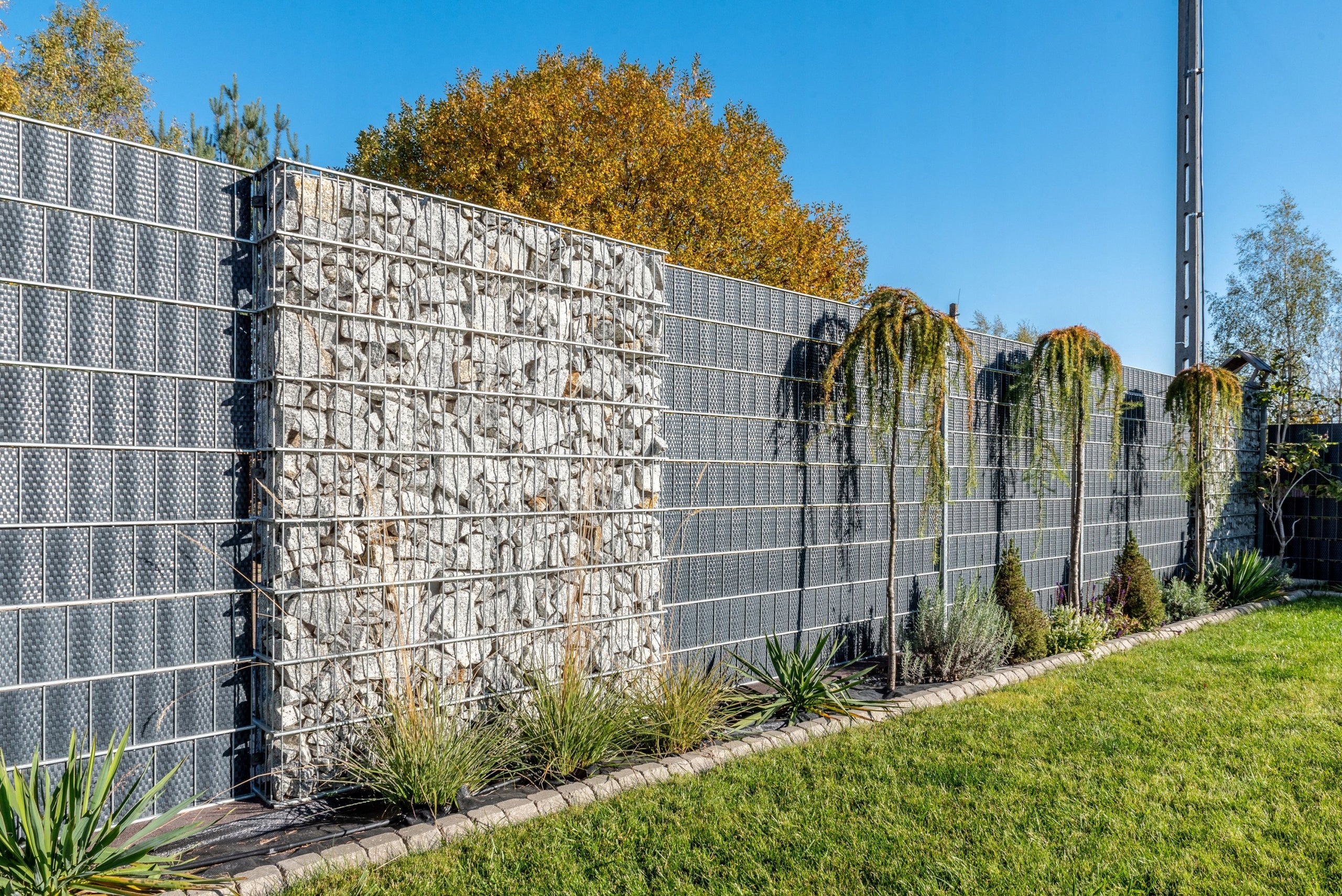 Fence tape rattan, fence cover, 1200 g/m2 19x255cm RD03 Manufacturer Rattanart