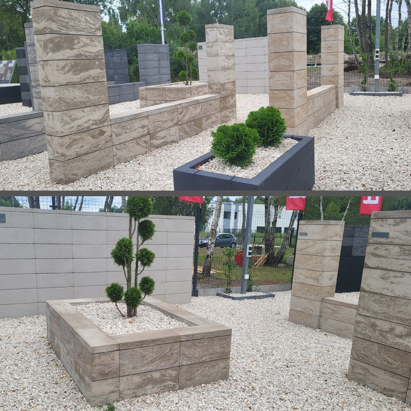 Fence void KONEKT KAFFE 50x20x20 Maximum element height 20 cm