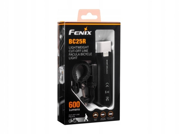 Fenix BC25R – 600 lm | City Bike Lamp | USB | IP66 Manufacturer code BC25R
