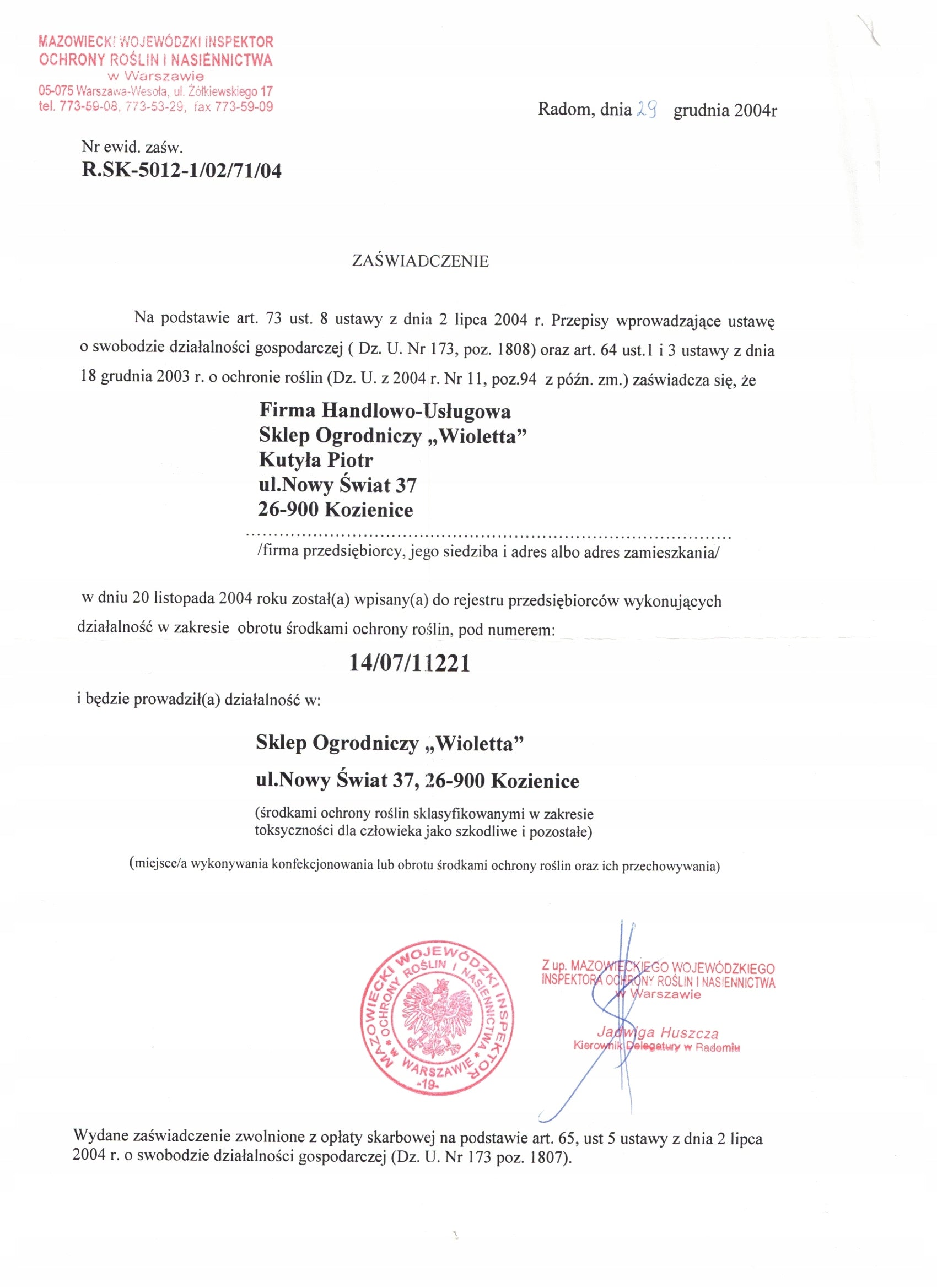 Fenuxar 69EW 1L -REQUIRED CERTIFICATE-SUPER FOR SINGLE-SIDED WEED Manufacturer code 2383