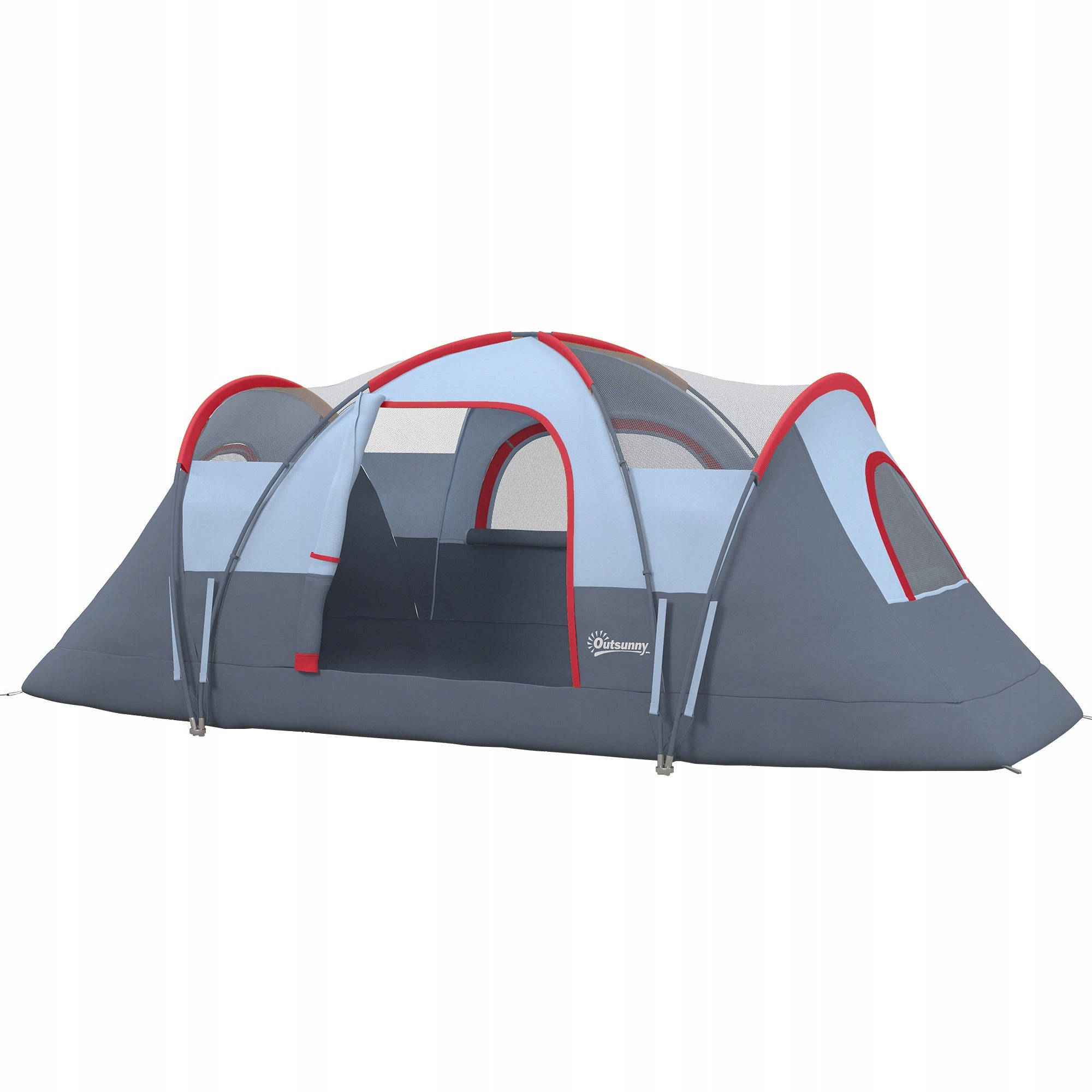 Ferand tunnel tent 5-6 person waterproof 3000 mm grey Packaging status original