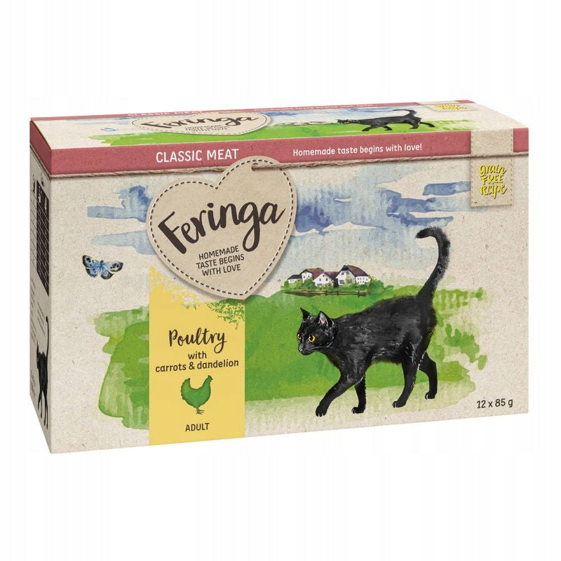 Feringa Cat Sachets 12x85g Grain Free Poultry
