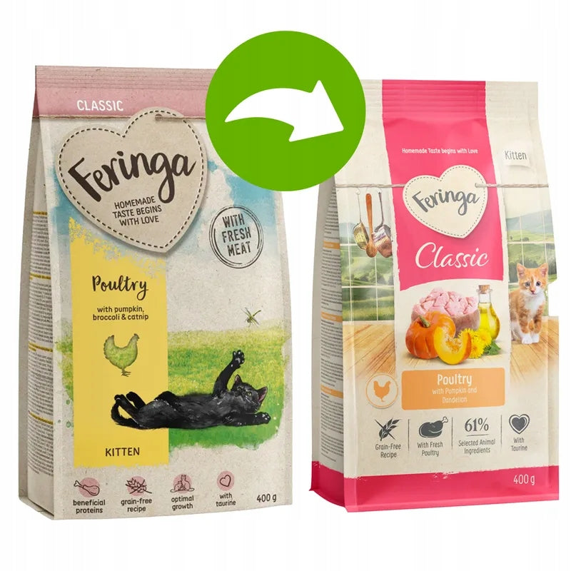 Feringa Kitten Classic, poultry 400g Original from Germany Packaging status original