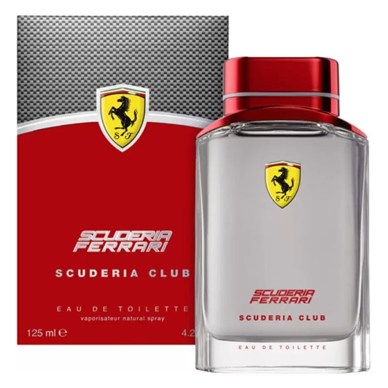 Ferrari Scuderia Club 125ml Eau de toilette male EDT UNIQUE