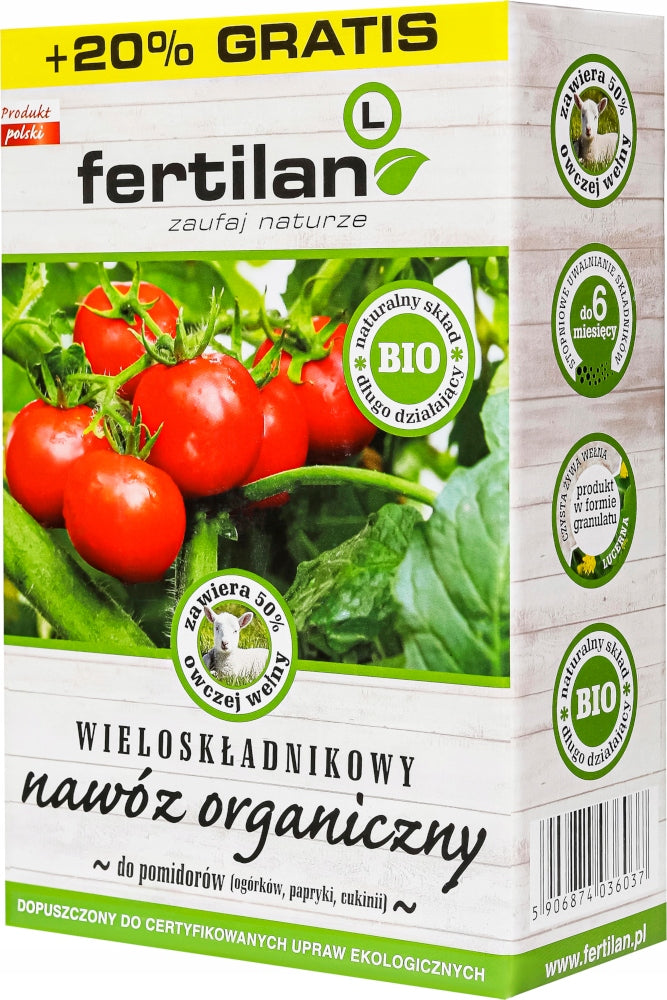 Fertilan organic fertilizer for tomatoes (cucumbers, peppers, zucchini) 1,2 kg