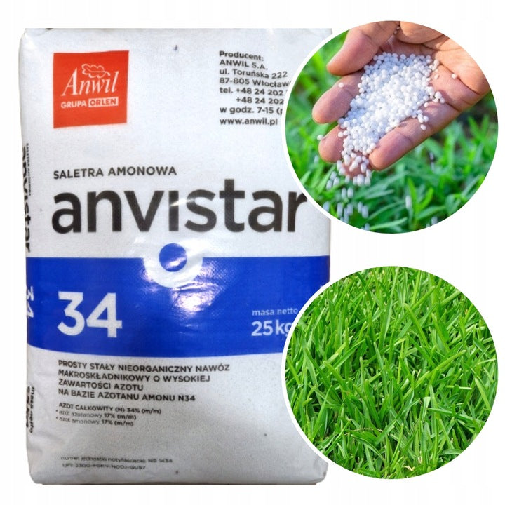 Fertilizer Saletra Ammonium Anvistar granules 10 kg grass lawn
