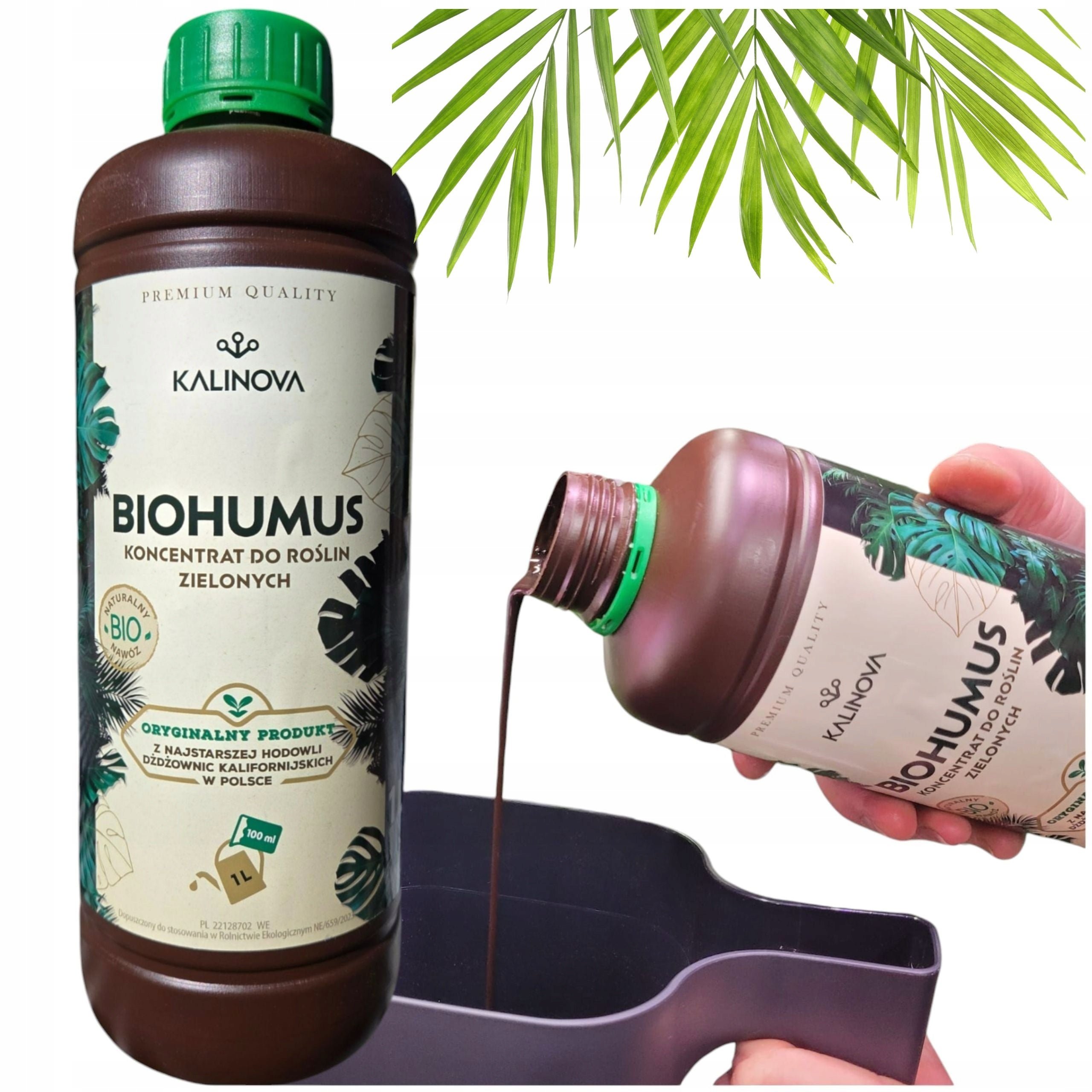 Fertilizer for Green Plants BIOHUMUS Universal EKO 1L per 10L Watering