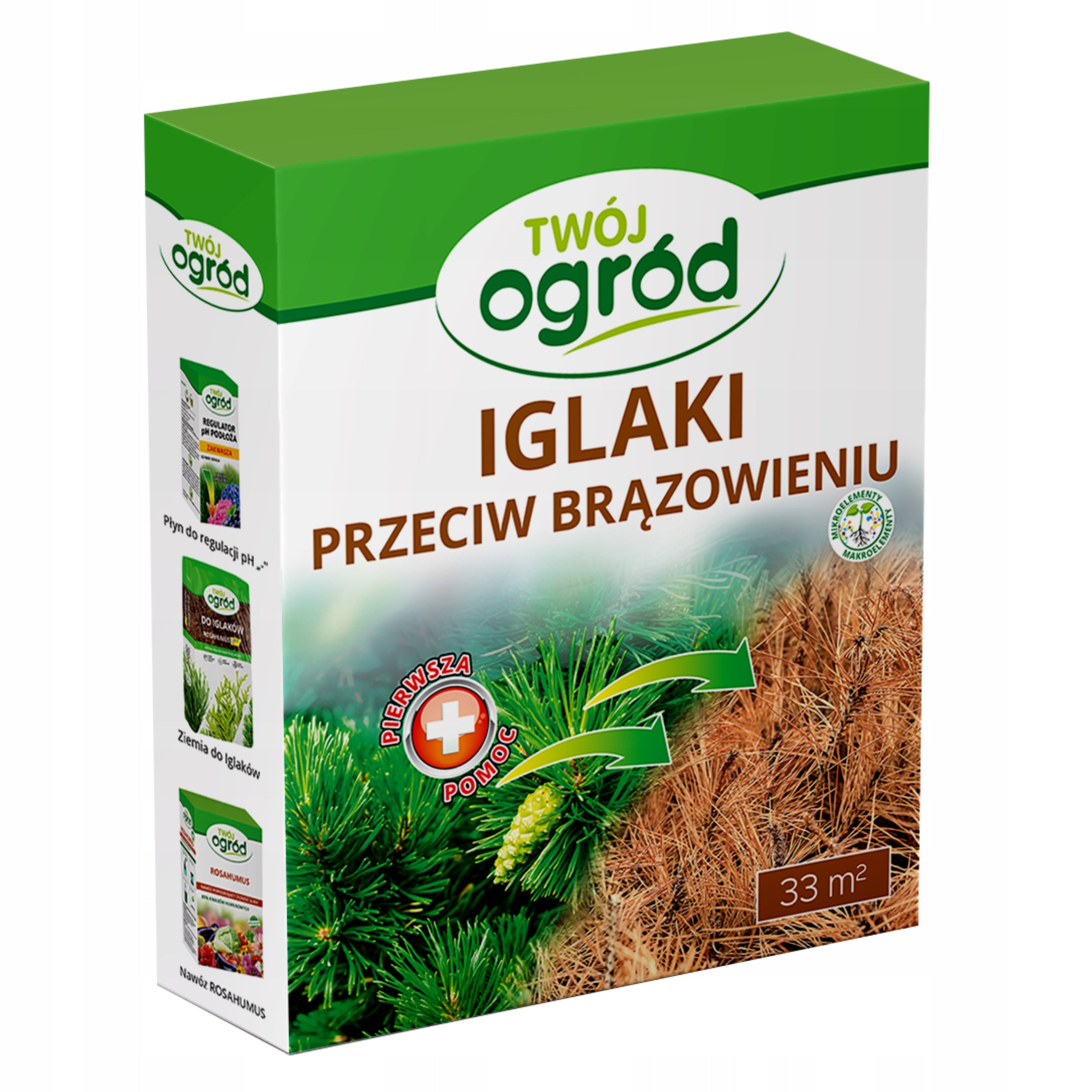 Fertilizer for conifers against browning of needles 1KG IGLAKI THUJE Packaging status original