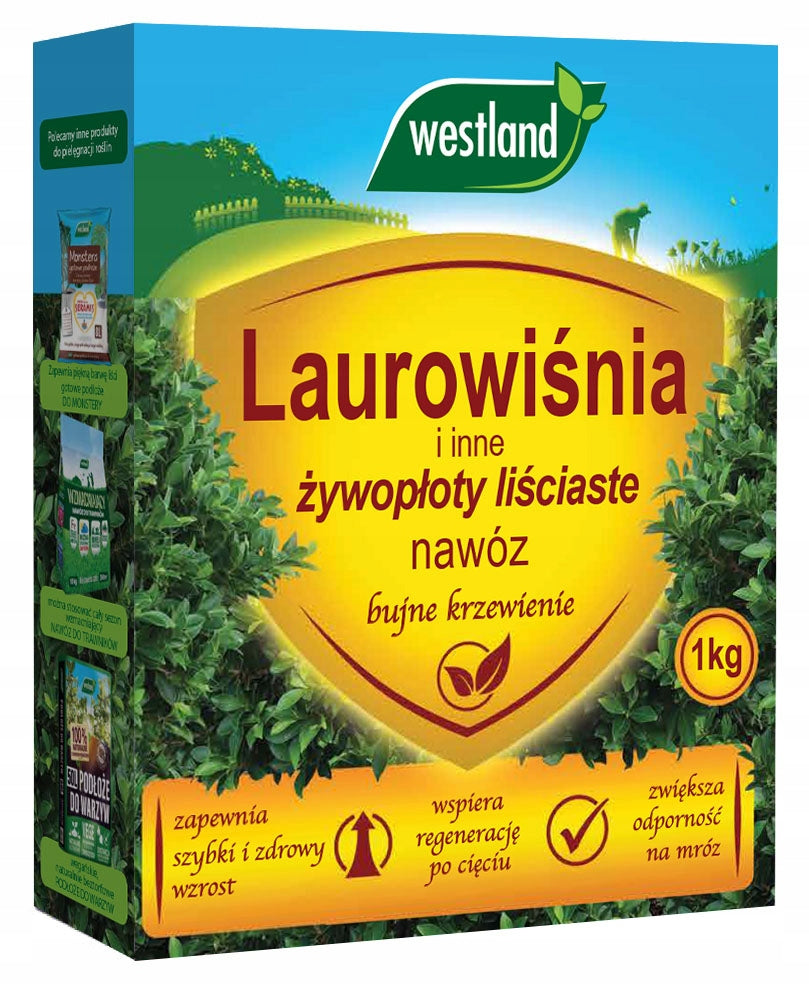 Fertilizer for laurels 1kg Westland for green hedges