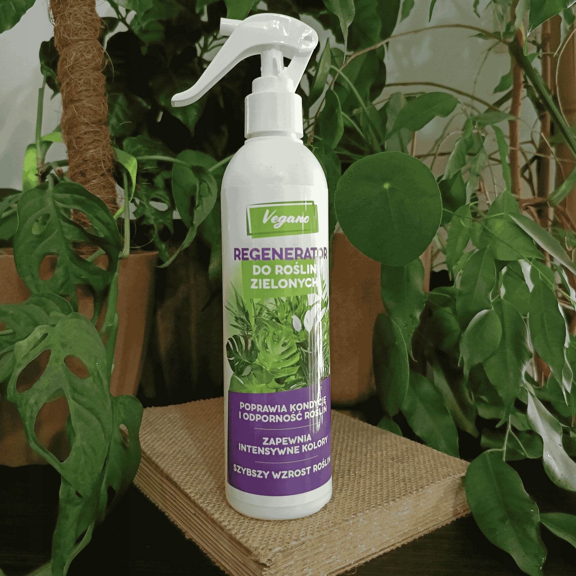 Fertilizer for potted green plants spray regenerator Vegano 300 ml Fertilizer type multicomponent