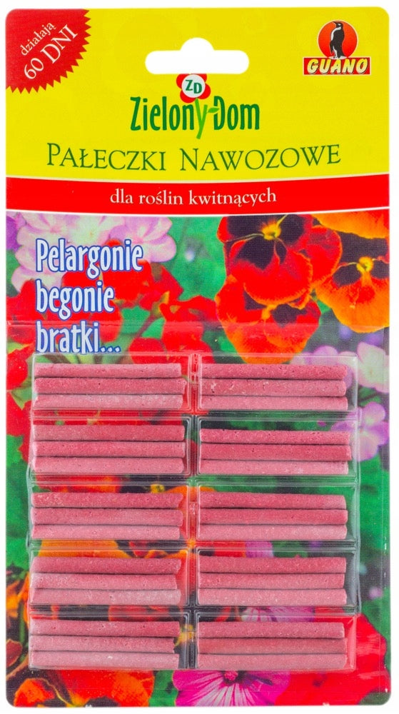Fertilizer sticks for flowering and balcony plants Zielony Dom 30 pcs. Form granules