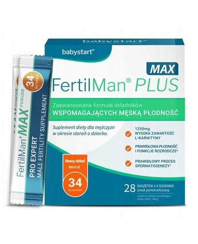 Fertilman Plus Max, sachets, 28 pieces