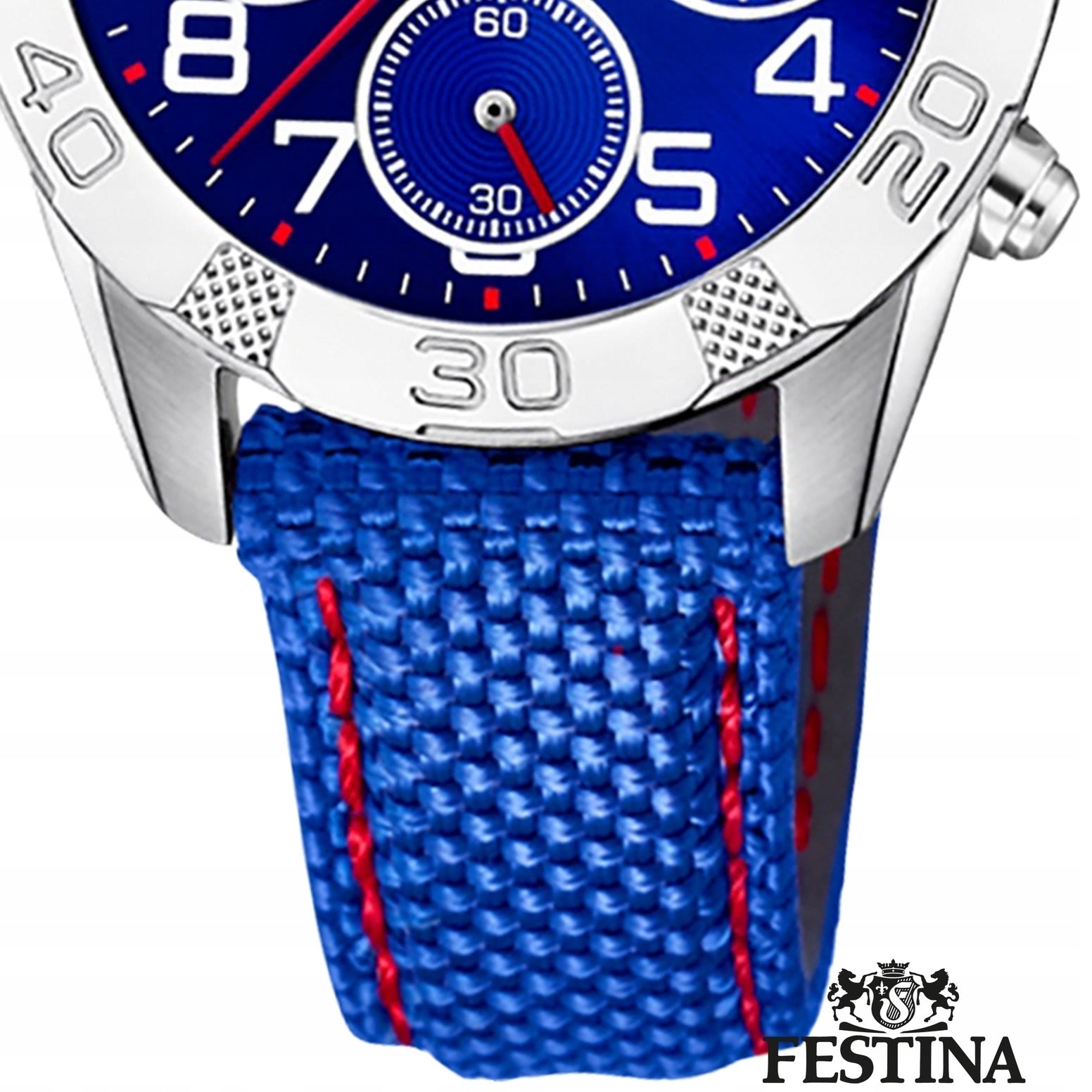 Festina Leather/PU Childrens Watch Wristwatch blue Junior UF20346/2 Manufacturer code 203462