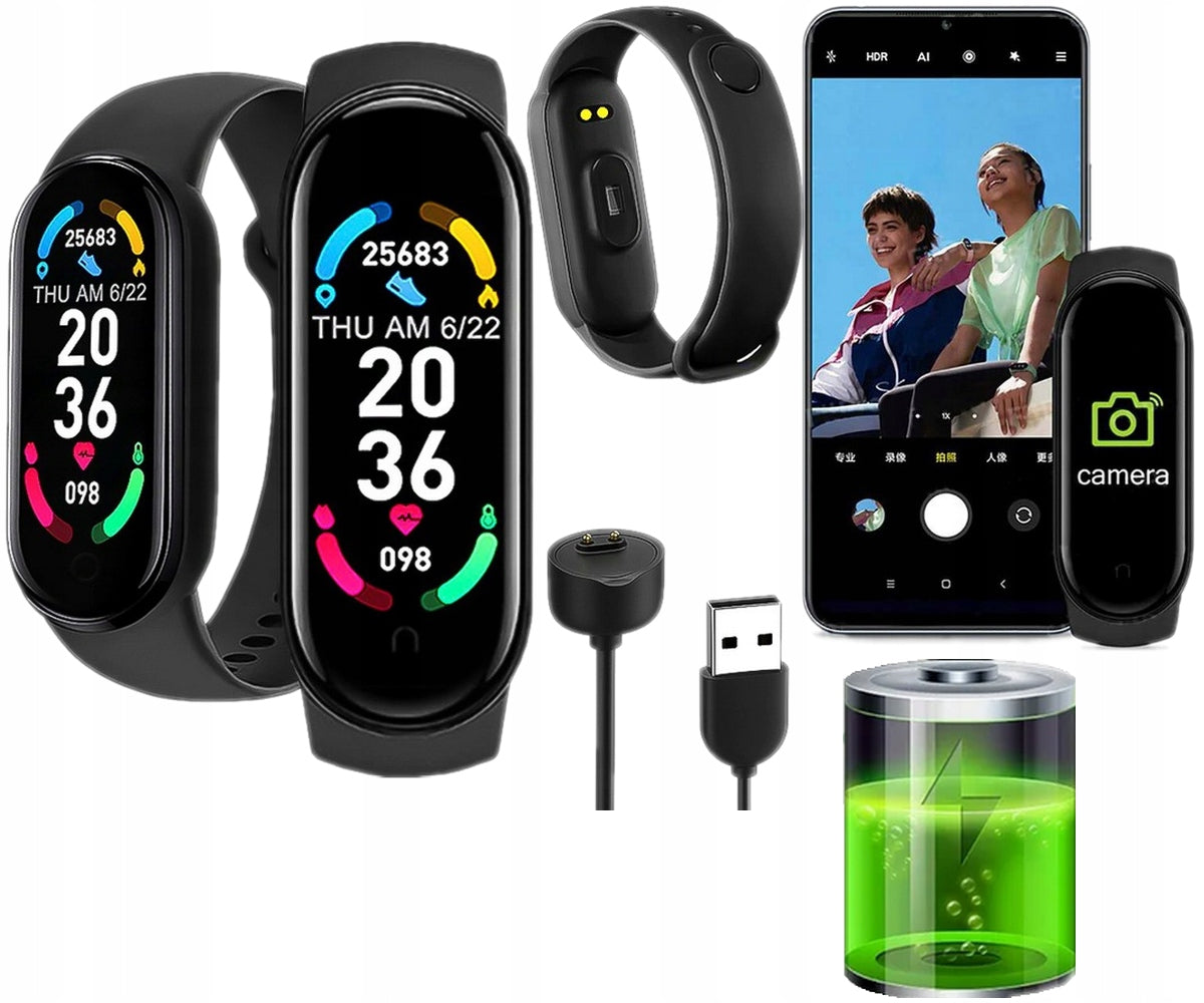 FiRm SMARTBAND M7 SMARTWATCH SPORTS BAND Batteries included yes