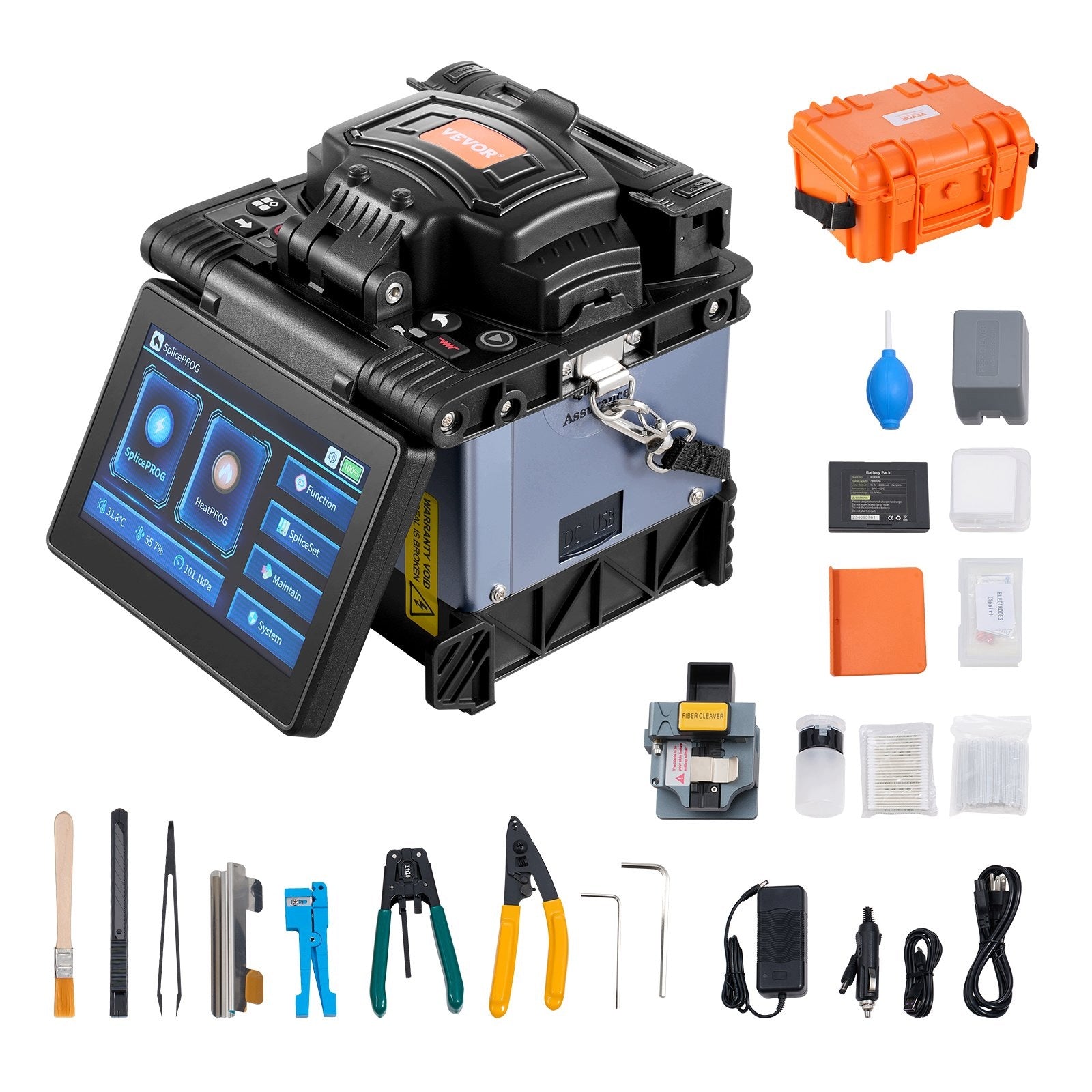 Fiber Optic Welding Machine ALK-T5 6 Motors Core Centering Welding 6s