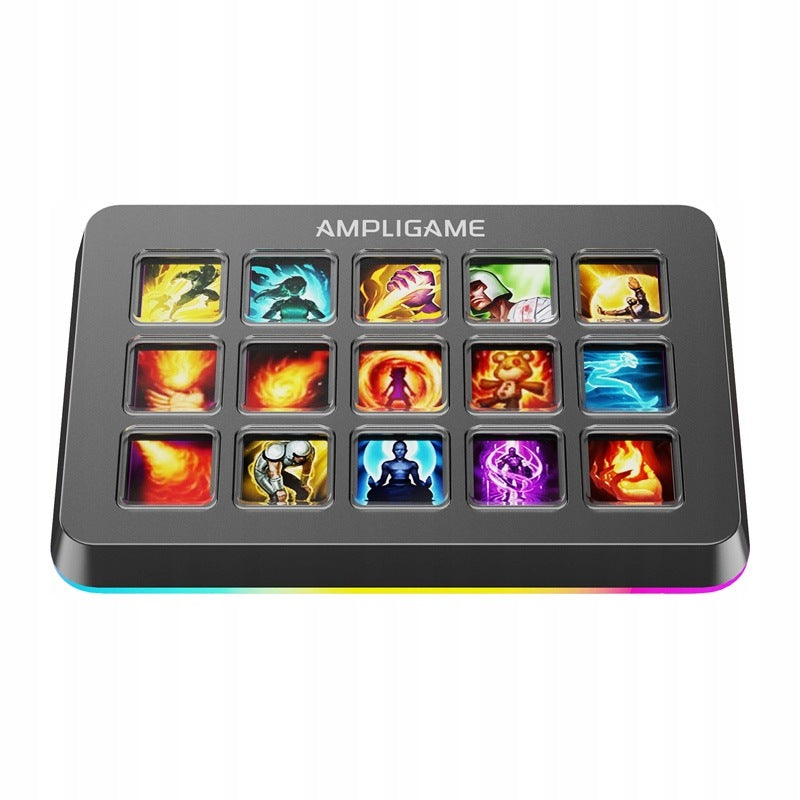 Fifine D6 Stream Deck RGB Streaming Panel OBS Controller PC Shortcuts