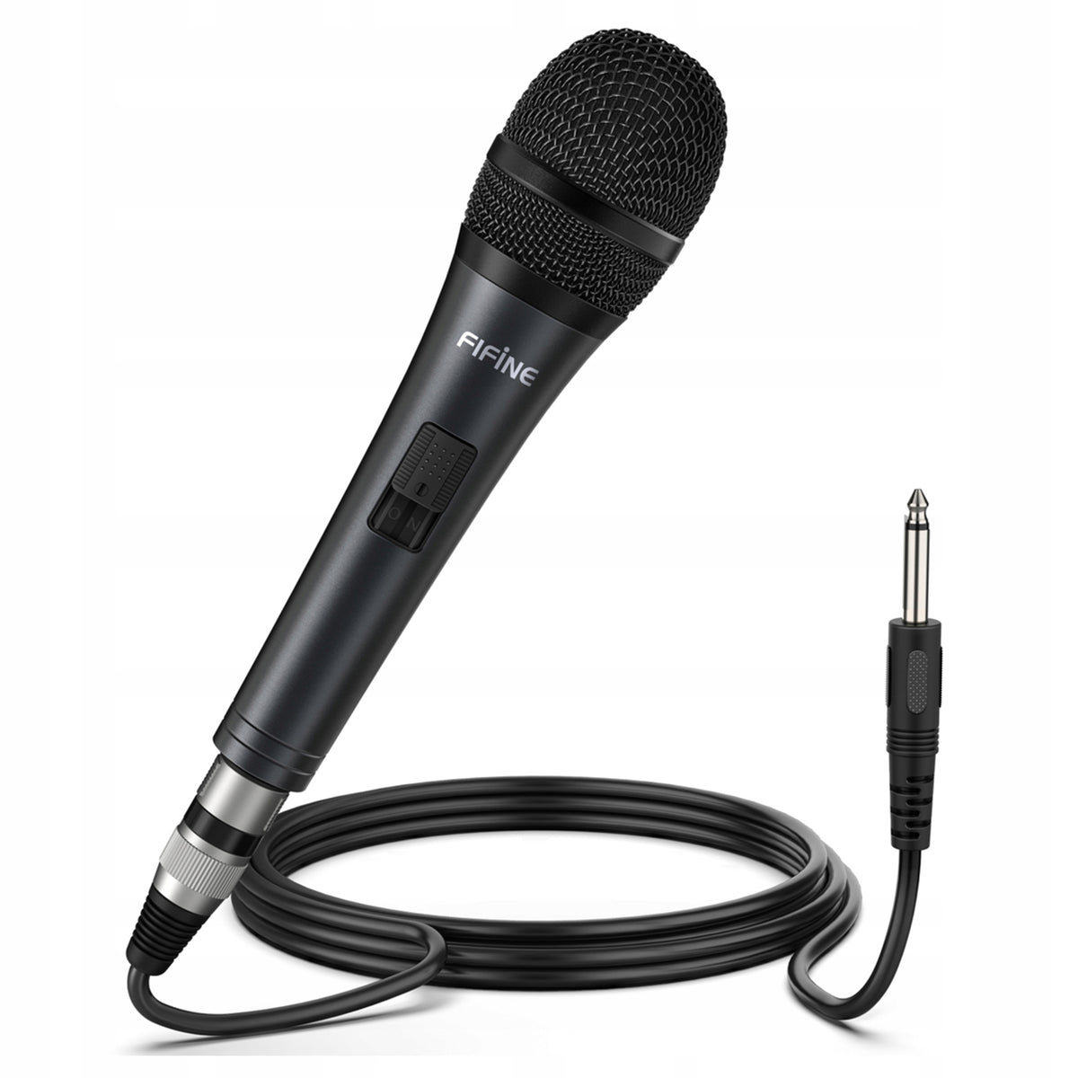 Fifine K6 Dynamic Vocal Microphone Cardioid Wired Black XLR