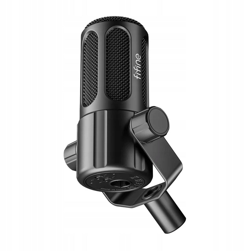 Fifine Tank1 Dynamic Studio Microphone Cardioid XLR Connector Black Packaging status original