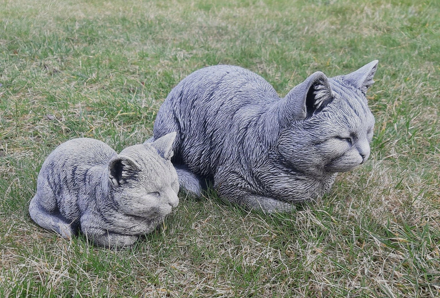 Figures for Garden Concrete Frost Resistant Cat Kittens Sculpture Ornaments Decorations Manufacturer ART-BET