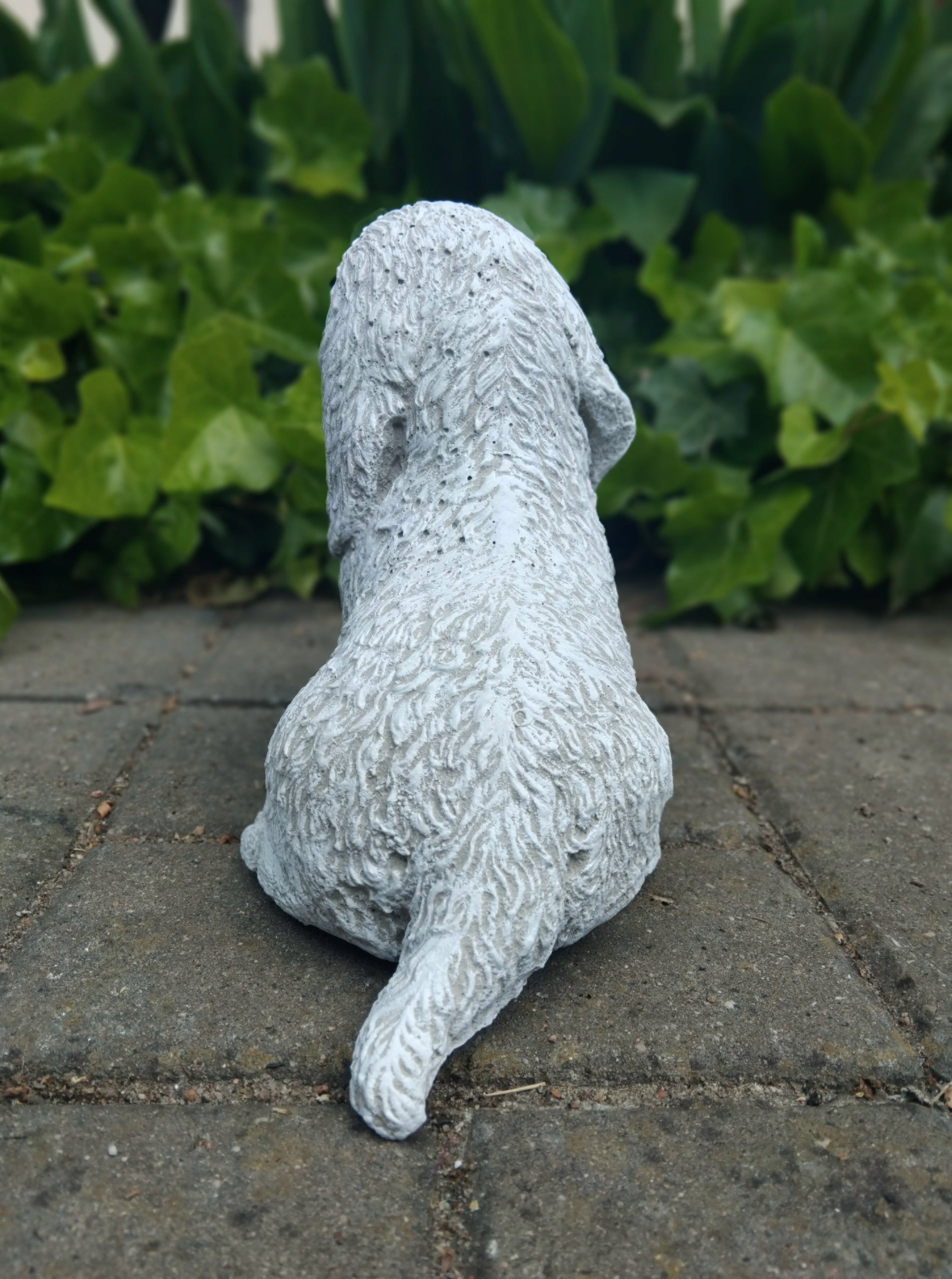 Figurine Dog Garden Ornament Concrete Architectural Dog Garden Gift Kind decoration