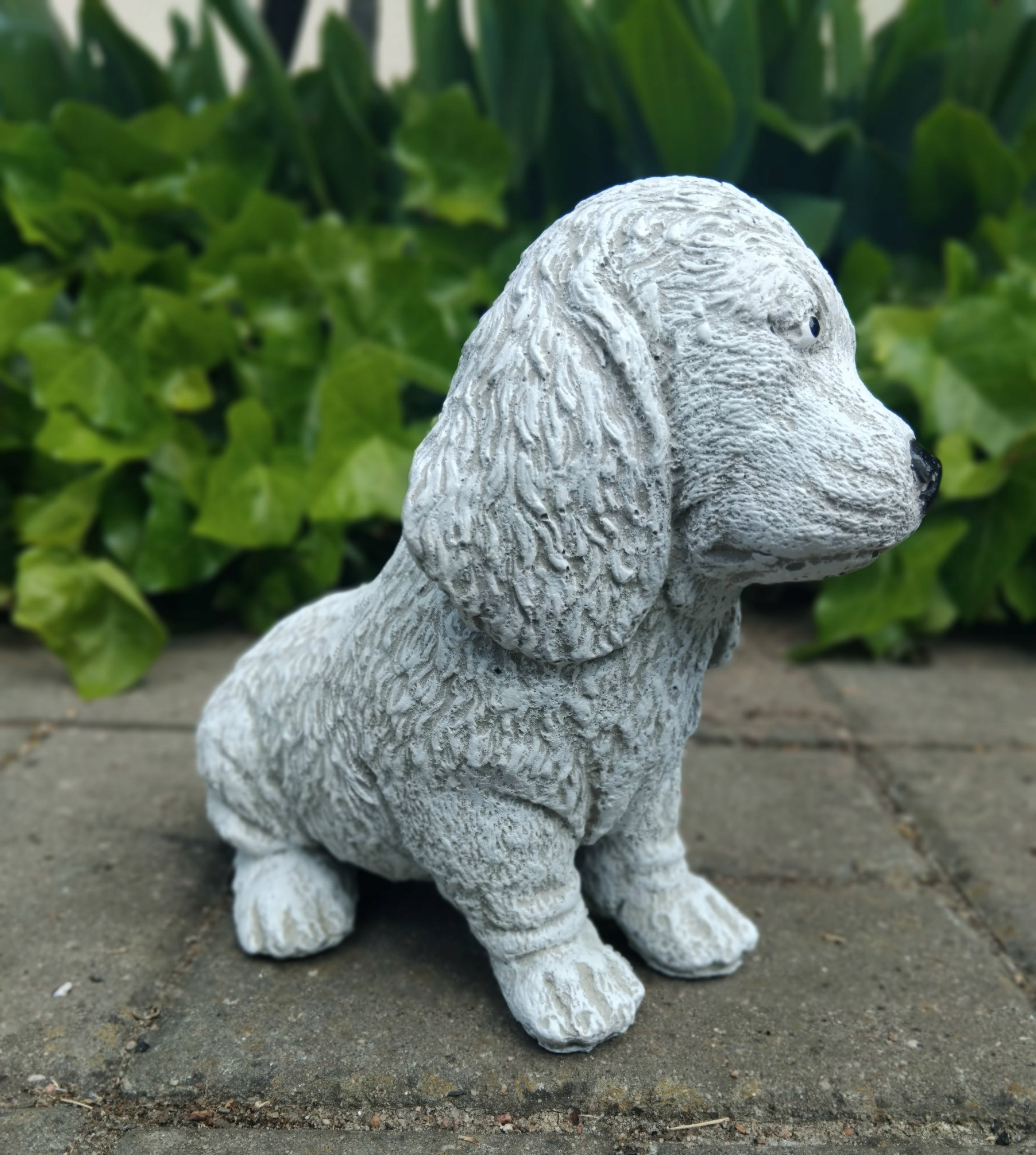 Figurine Dog Garden Ornament Concrete Architectural Dog Garden Gift Manufacturer no brand