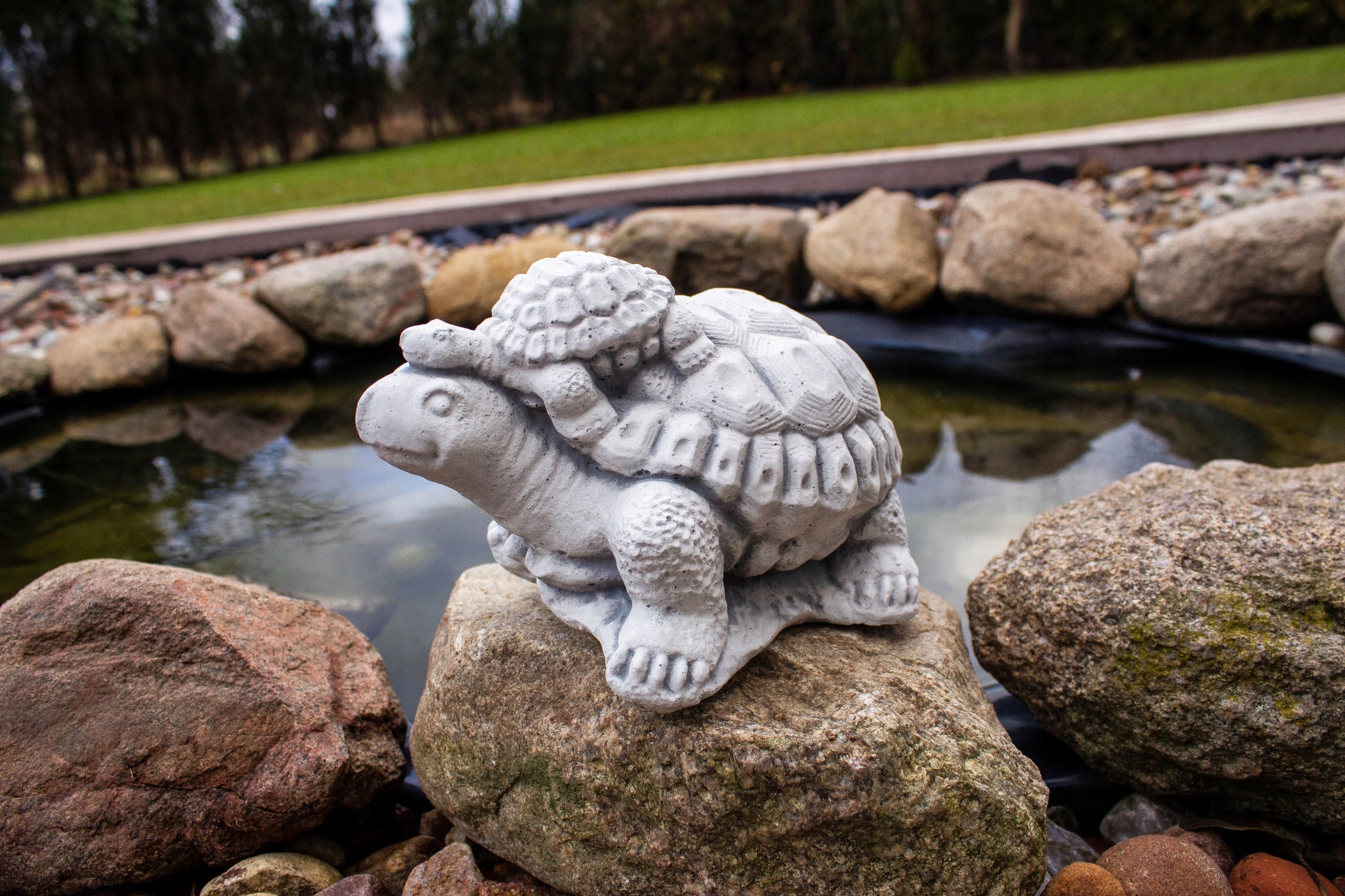 Figurines Concrete Figures Turtle Turtles for Garden Decoration Water Eyelet Decoration Manufacturer code Z-082