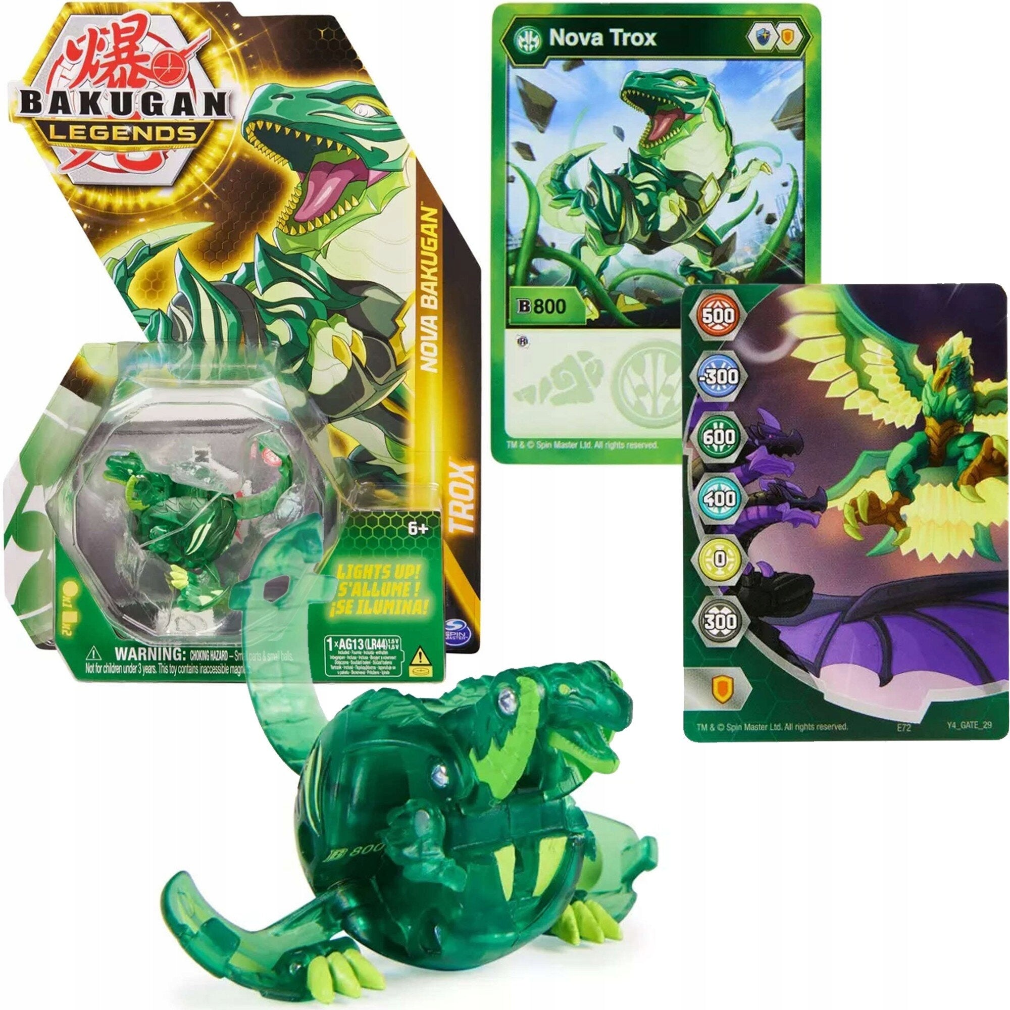 Žaidimo rinkinys Bakugan Spin Master, žalias