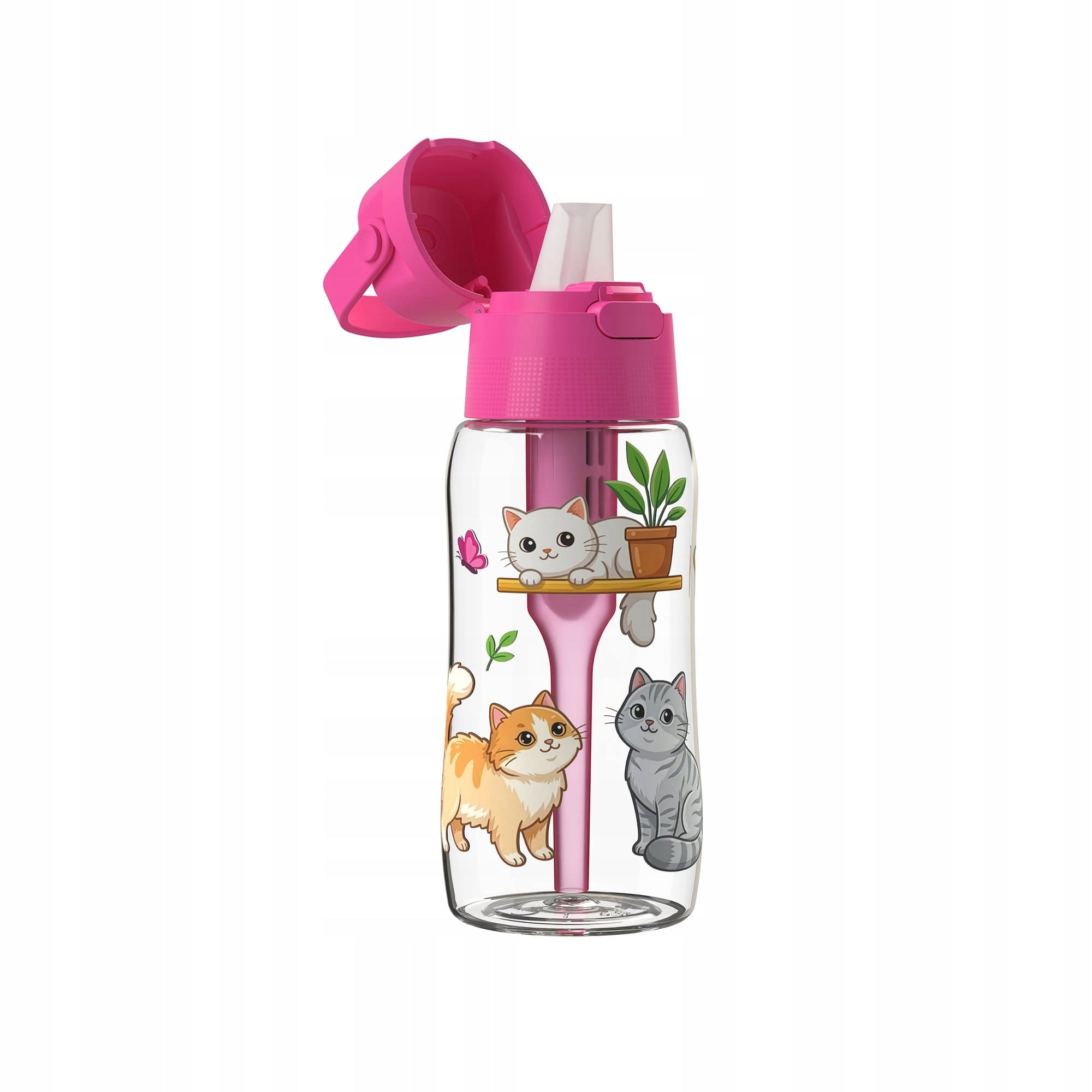 Filter Bottle Dafi SOLID 0,5 Flamingo with Filter Kitten UV Printing Brand Dafi