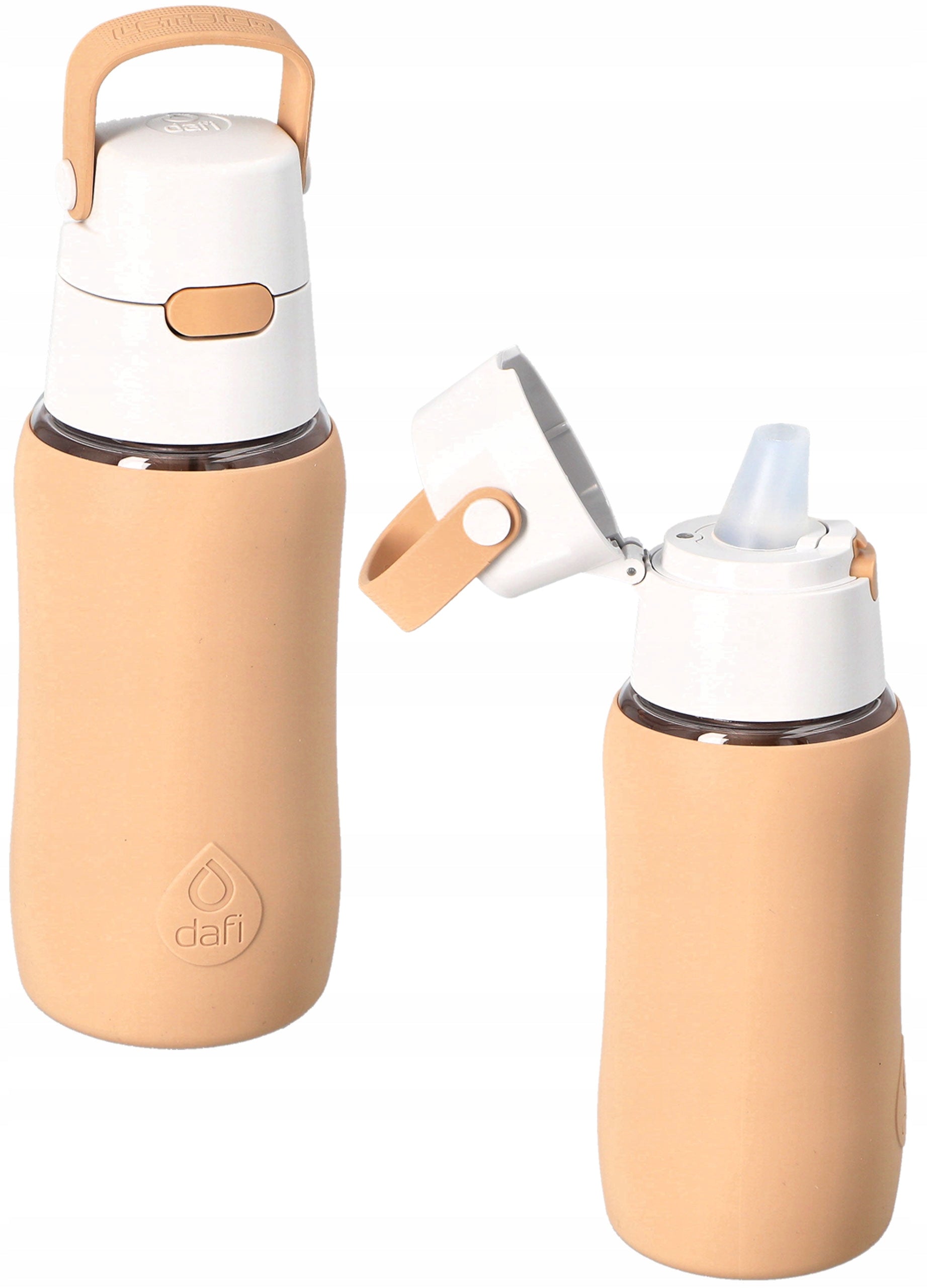 Filter Bottle Dafi SOLID 0,5L CAPPUCCINO SiliconeFit