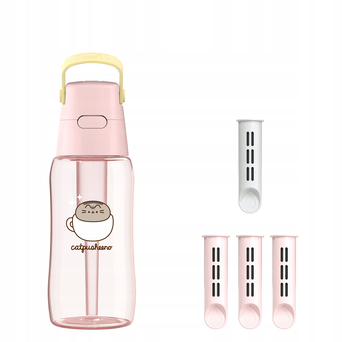 Filter Bottle Dafi x PUSHEEN SOLID 0,5 4x Baby Pink Filter