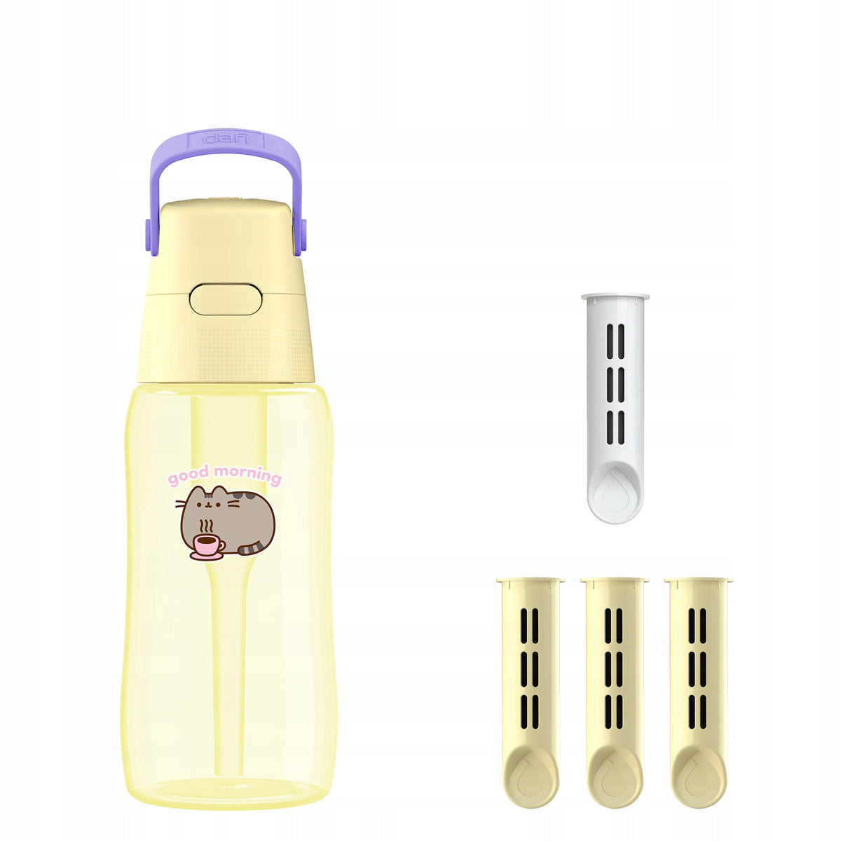 Filter Bottle Dafi x PUSHEEN SOLID 0,5 4x Filter Yellow