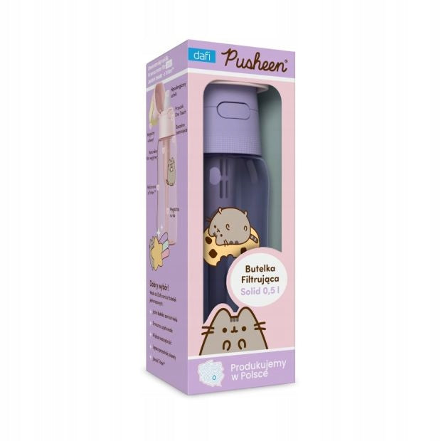 Filter Bottle Dafi x PUSHEEN SOLID 0,5 4x Lavender Filter Packaging status original