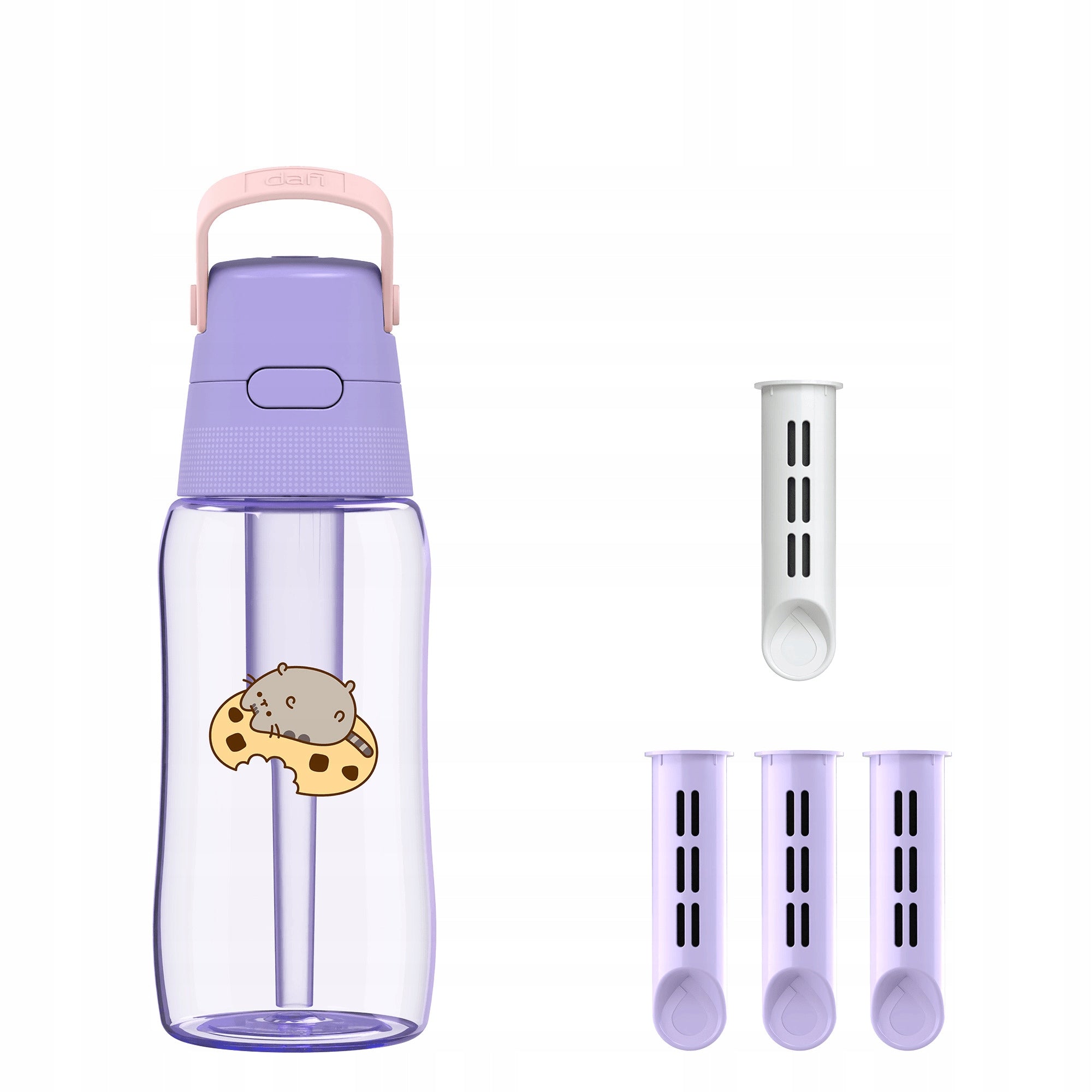Filter Bottle Dafi x PUSHEEN SOLID 0,5 4x Lavender Filter