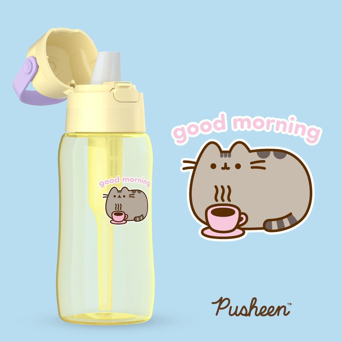 Filter Bottle Dafi x PUSHEEN SOLID 0,5 with Yellow Filter Packaging status original