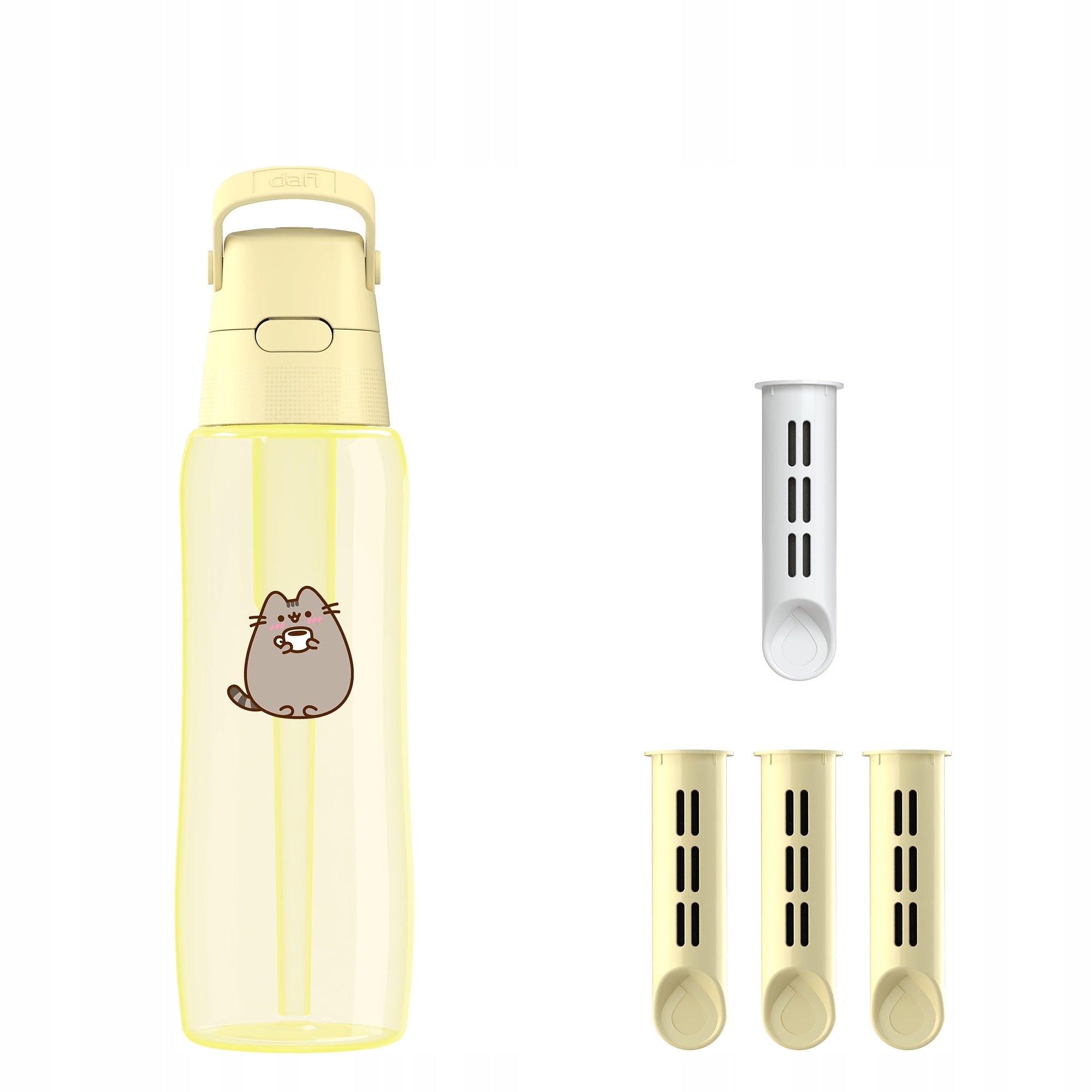Filter Bottle Dafi x PUSHEEN SOLID 0,7 4x Filter Yellow