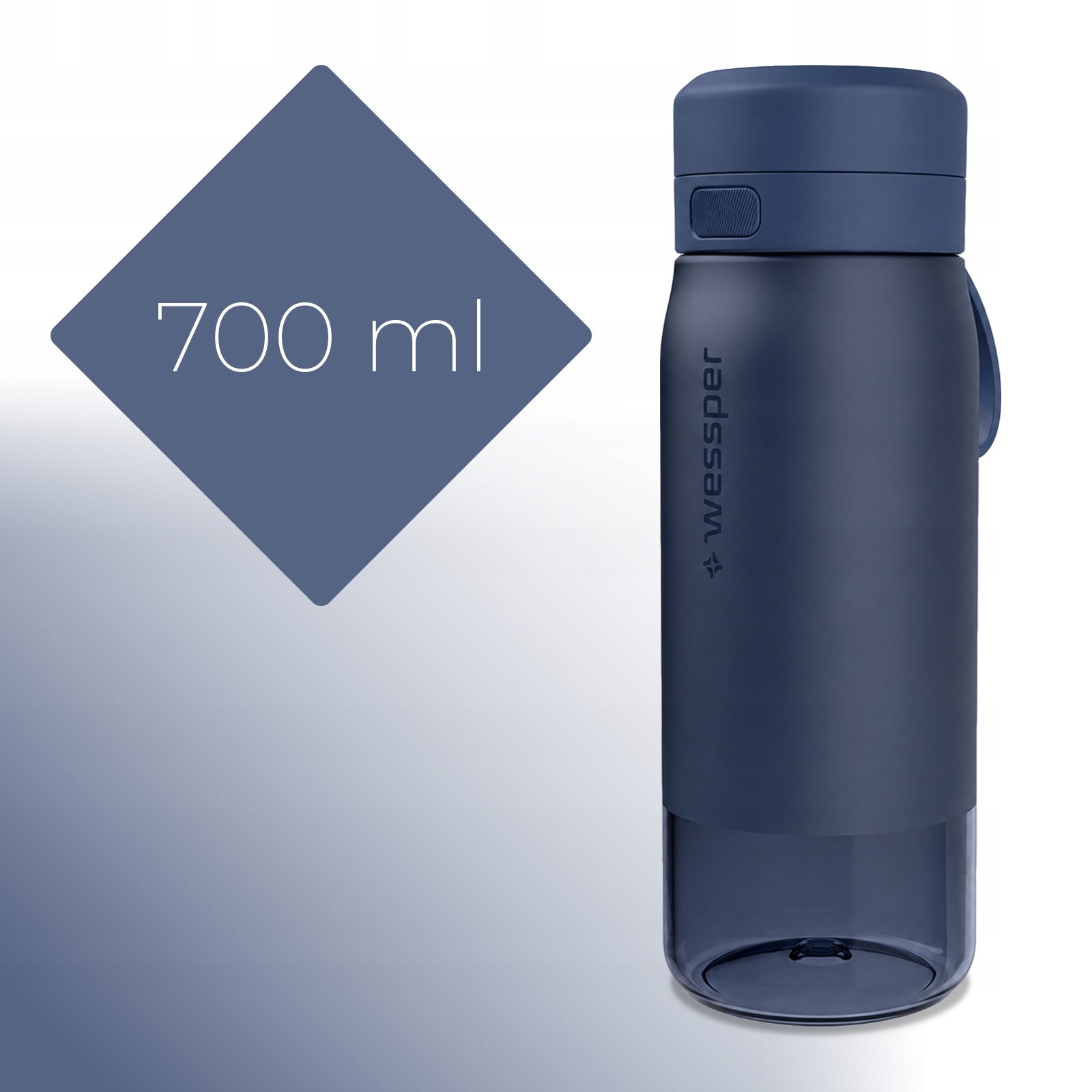 Filter Bottle Set Wessper B2 Tritan 700ml Blue Actitex Disc Manufacturer code WES273-700-BL