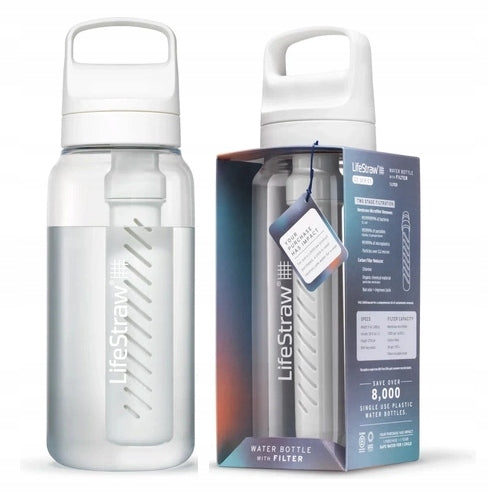 Filter Bottle Water Bottle LifeStraw Go 2.0 / 1L 1000ml Transparent