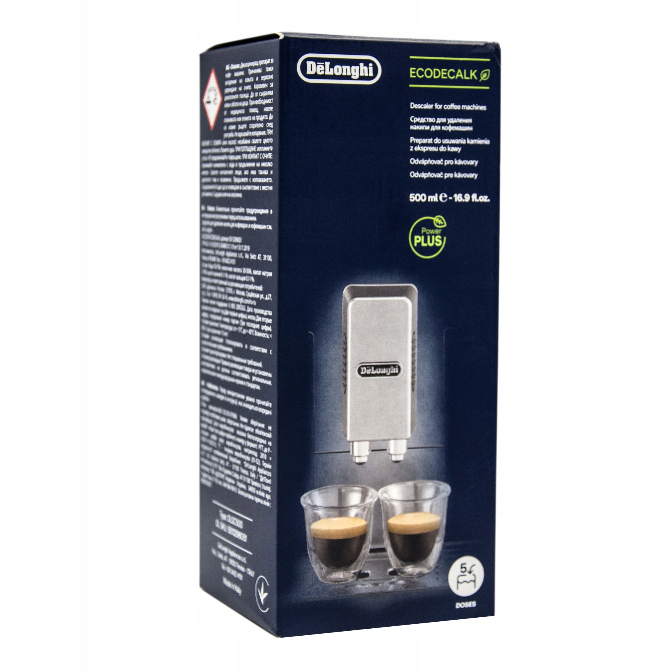 Filter For Delonghi AL-S002 + Descaler EcoDecalk 500ml 3x Filters Manufacturer code Set_AL-S002_3szt_EcoDecalk500ml_1szt