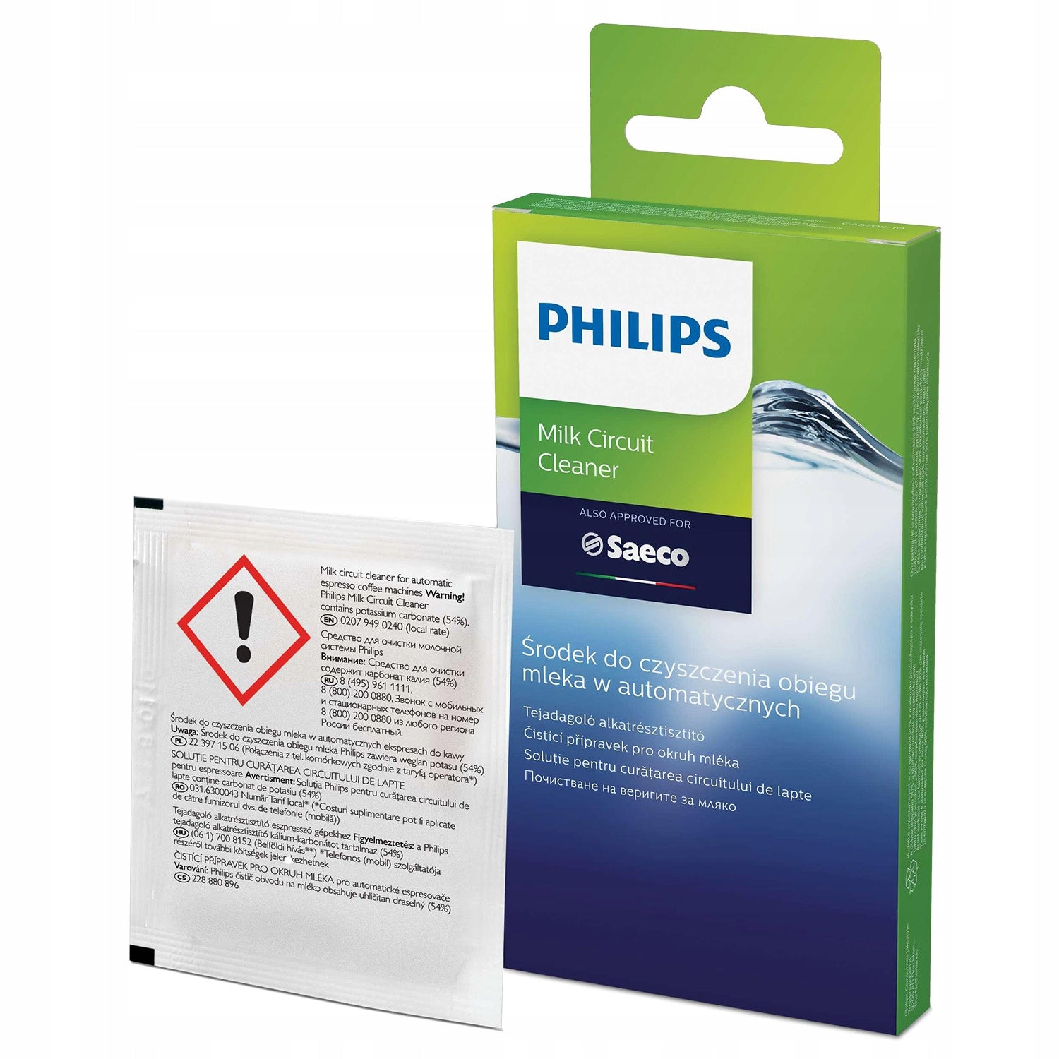 Filter For Saeco AL-Clean Machine + Descaler 500ml + Cleaning Powder Brand Aqualogis