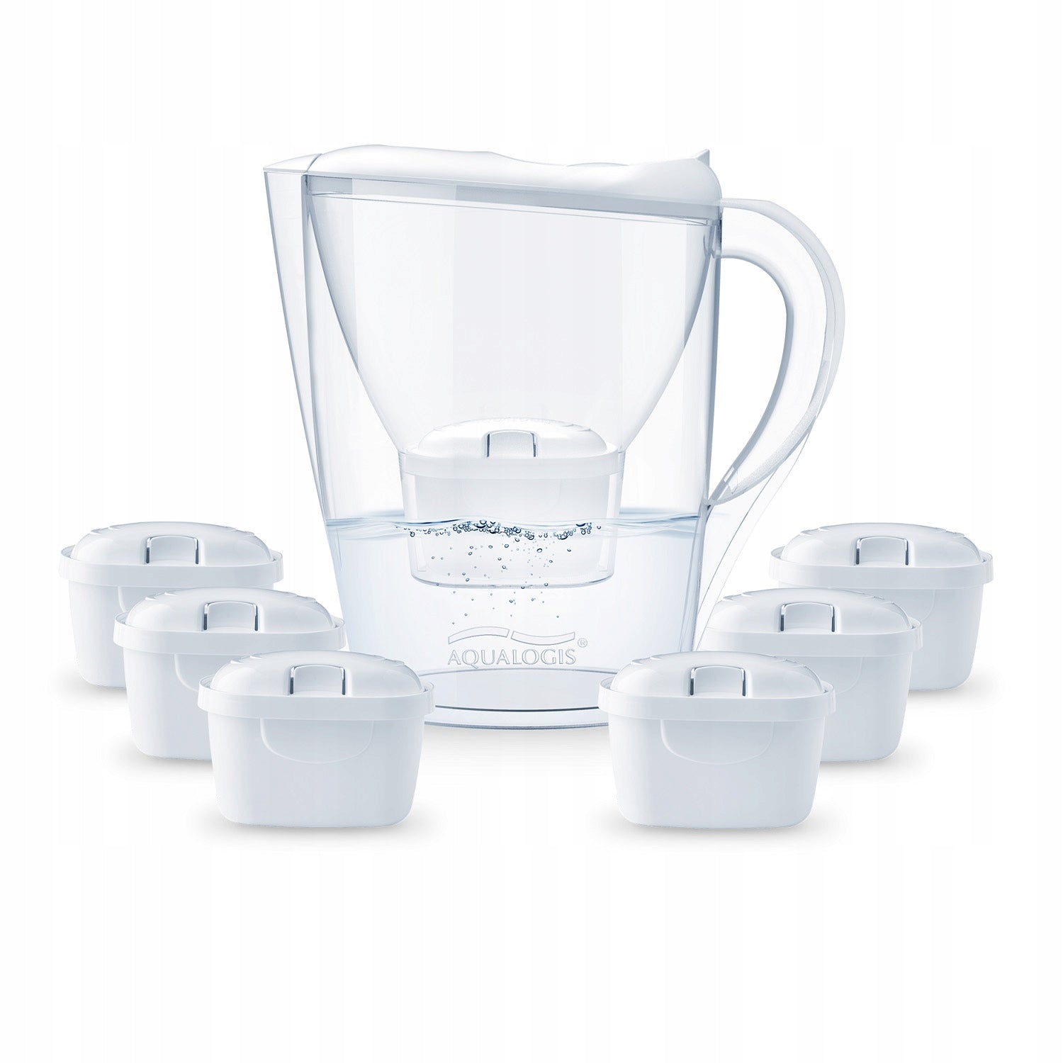 Filter Jug Aqualogis Harmony 2.6 + 6x Pitcher Cartridge Packaging status original