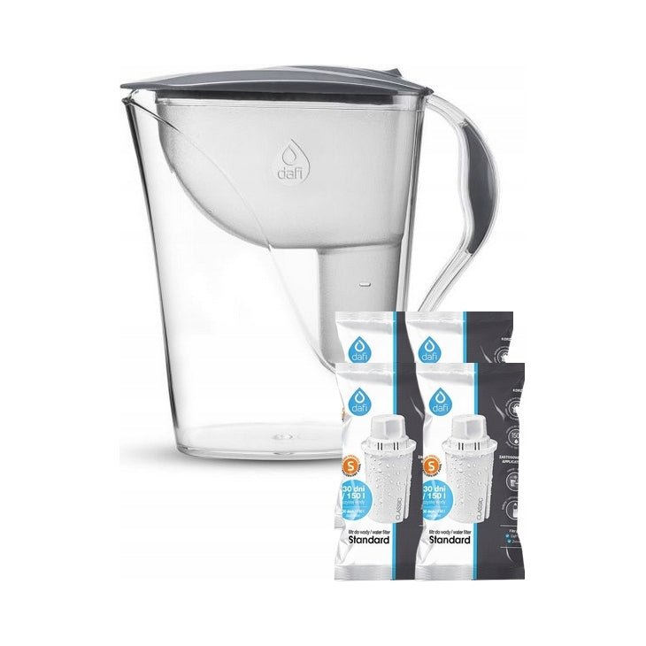 Filter Jug Dafi ATRIA 2,4L Steel Grey + 4 Classic